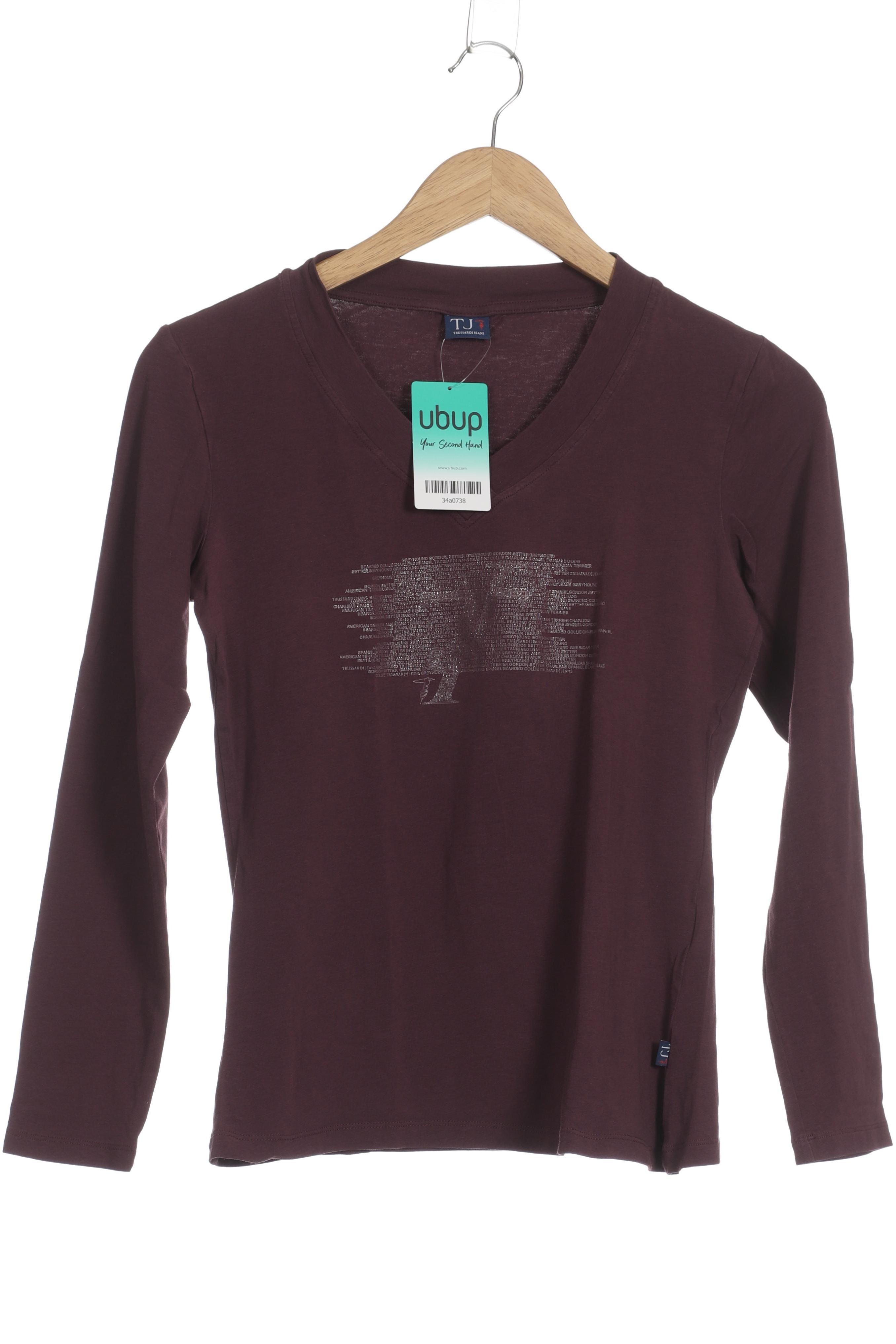 

Trussardi Damen Langarmshirt, lila, Gr.