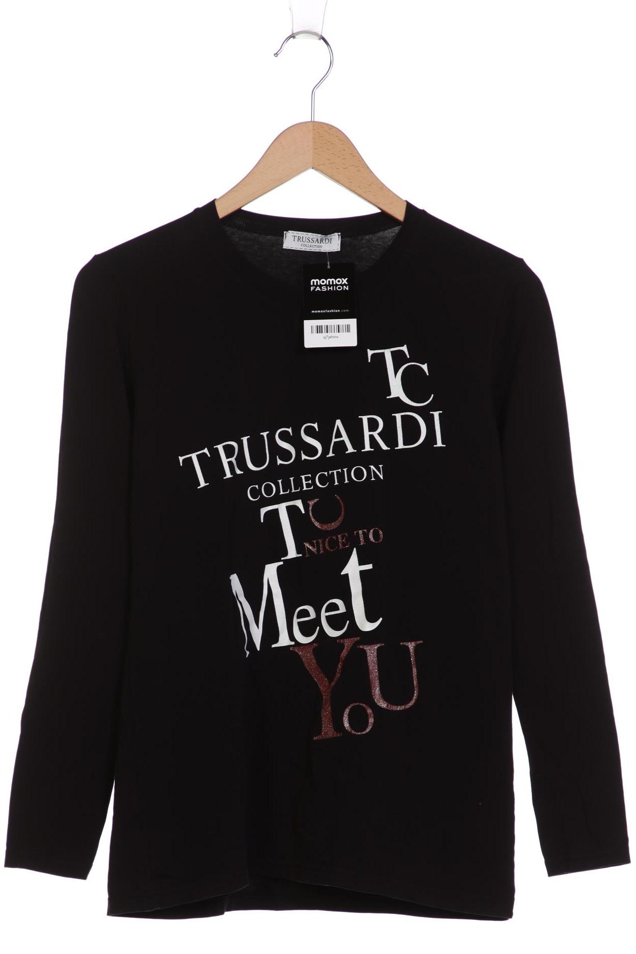 

Trussardi Damen Langarmshirt, schwarz, Gr. 38