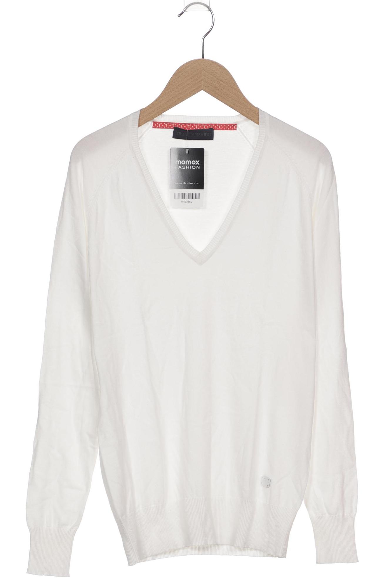 

Trussardi Damen Pullover, weiß, Gr. 34