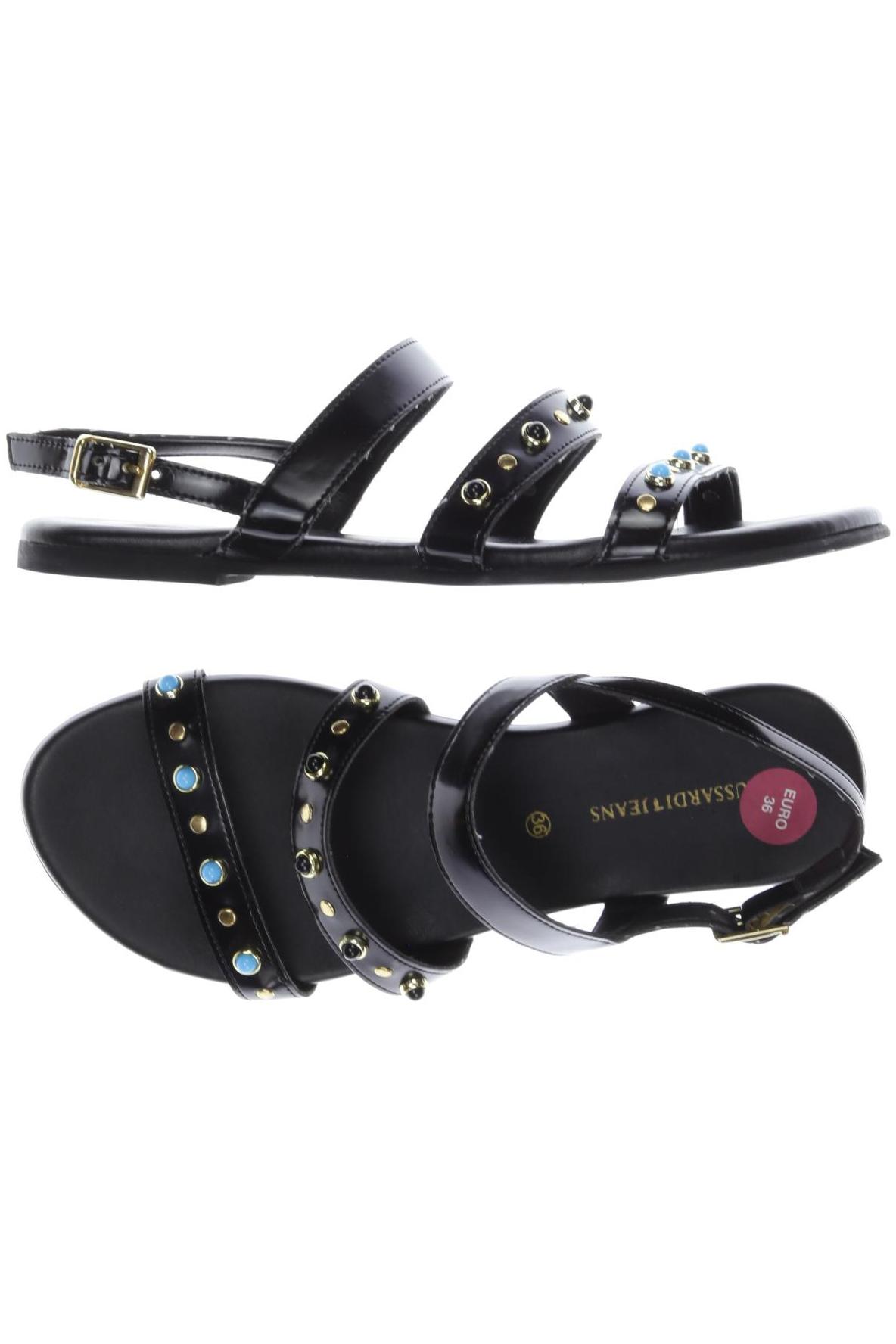 

Trussardi Damen Sandale, schwarz, Gr. 36