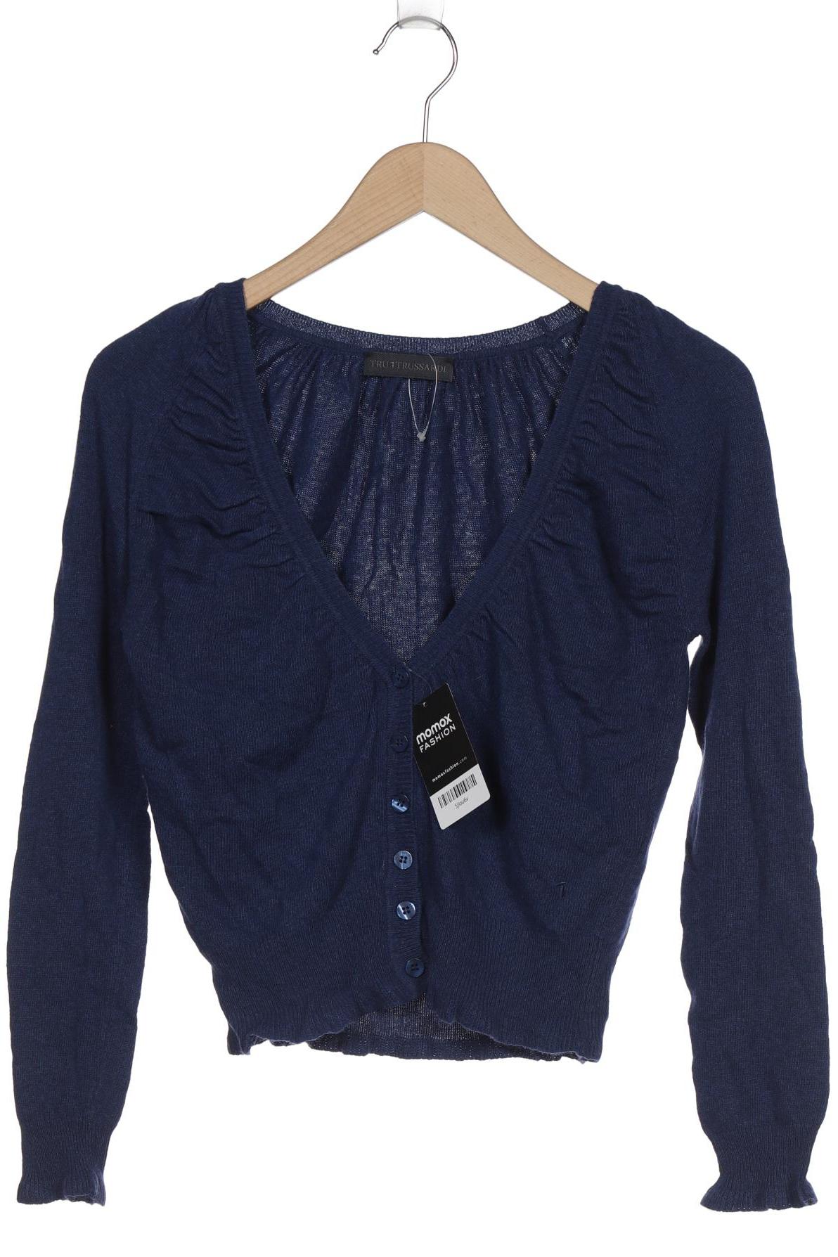 

Trussardi Damen Strickjacke, marineblau, Gr. 38