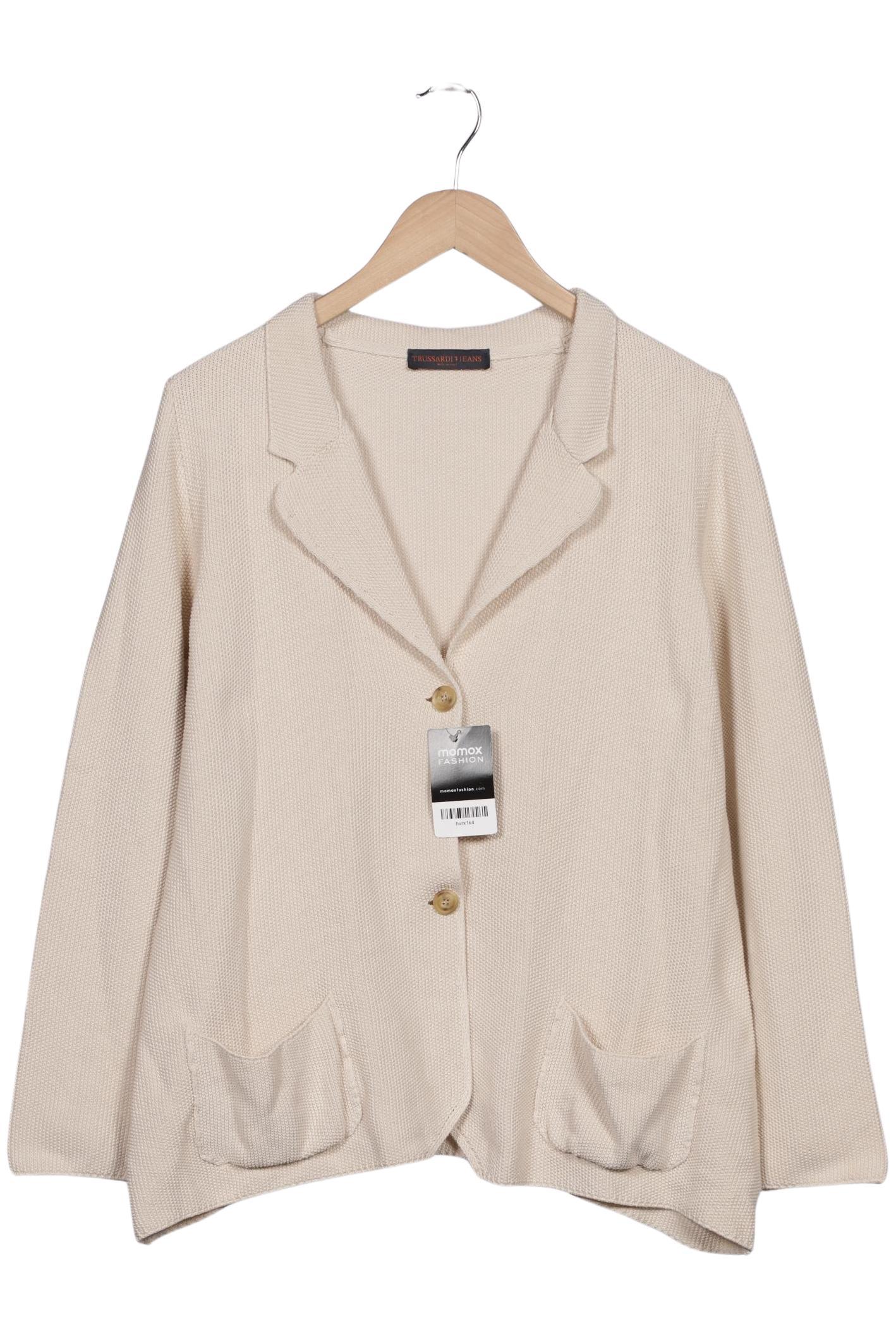 

Trussardi Damen Strickjacke, cremeweiß, Gr. 42