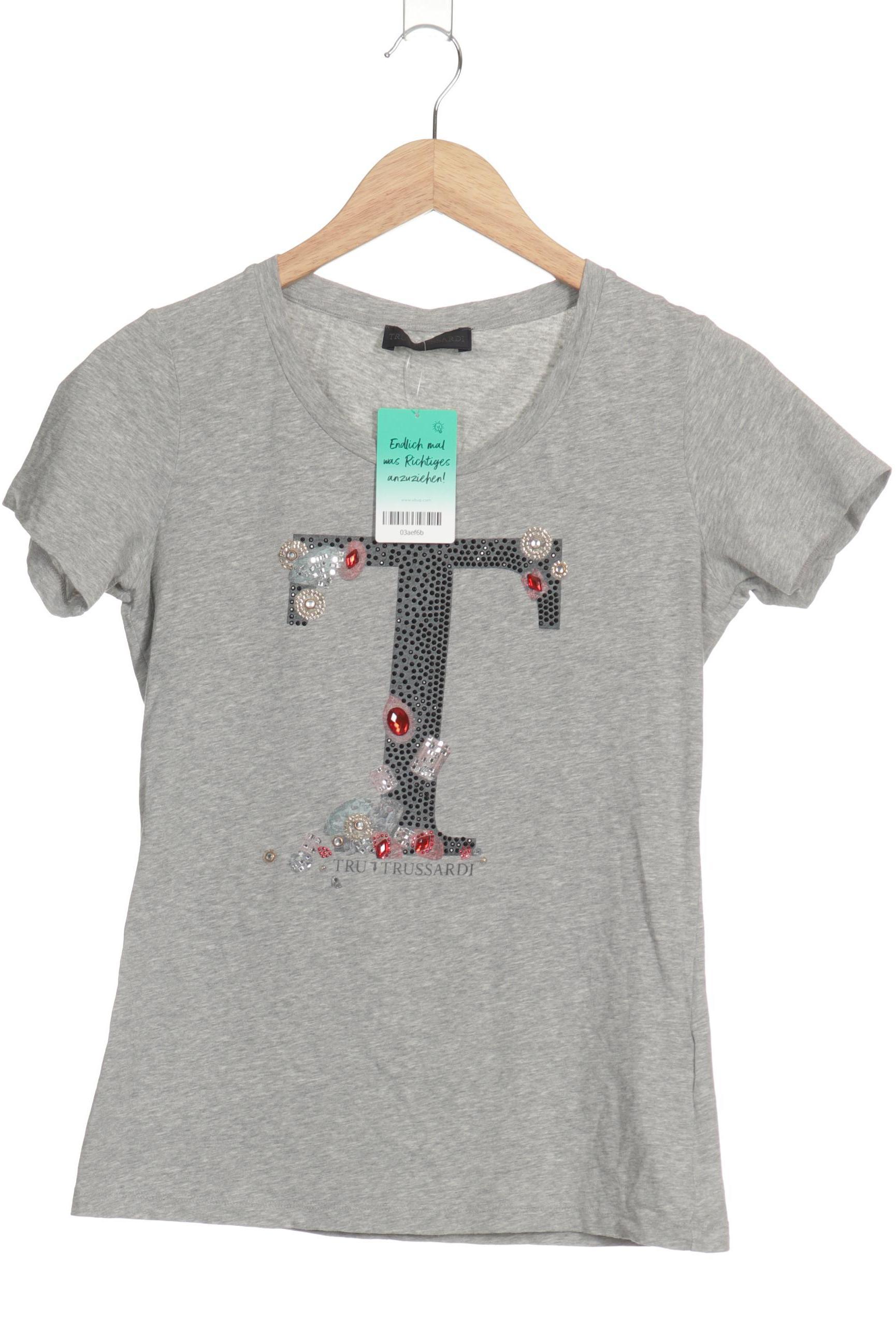 

Trussardi Damen T-Shirt, grau, Gr.
