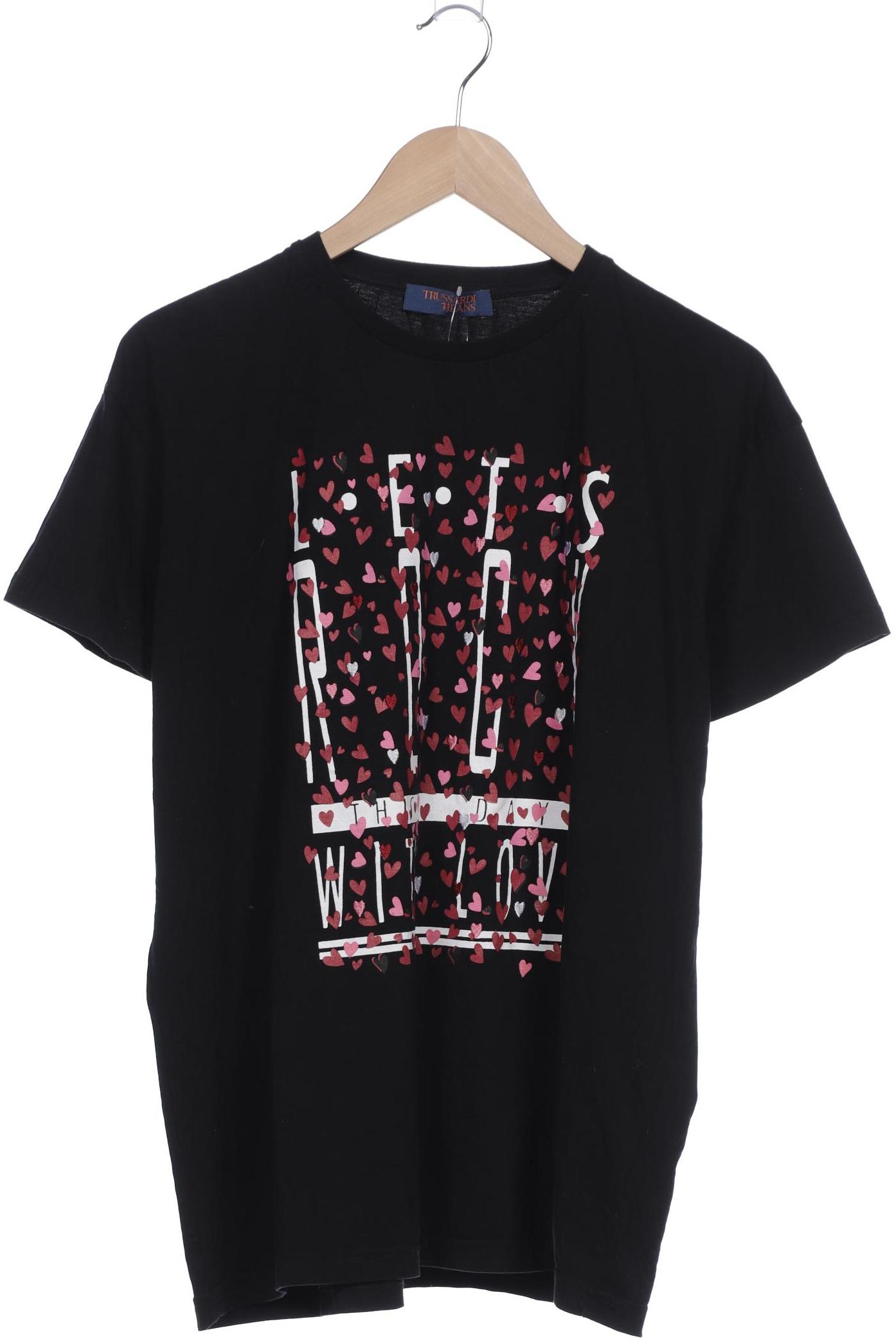 

Trussardi Damen T-Shirt, schwarz, Gr. 36