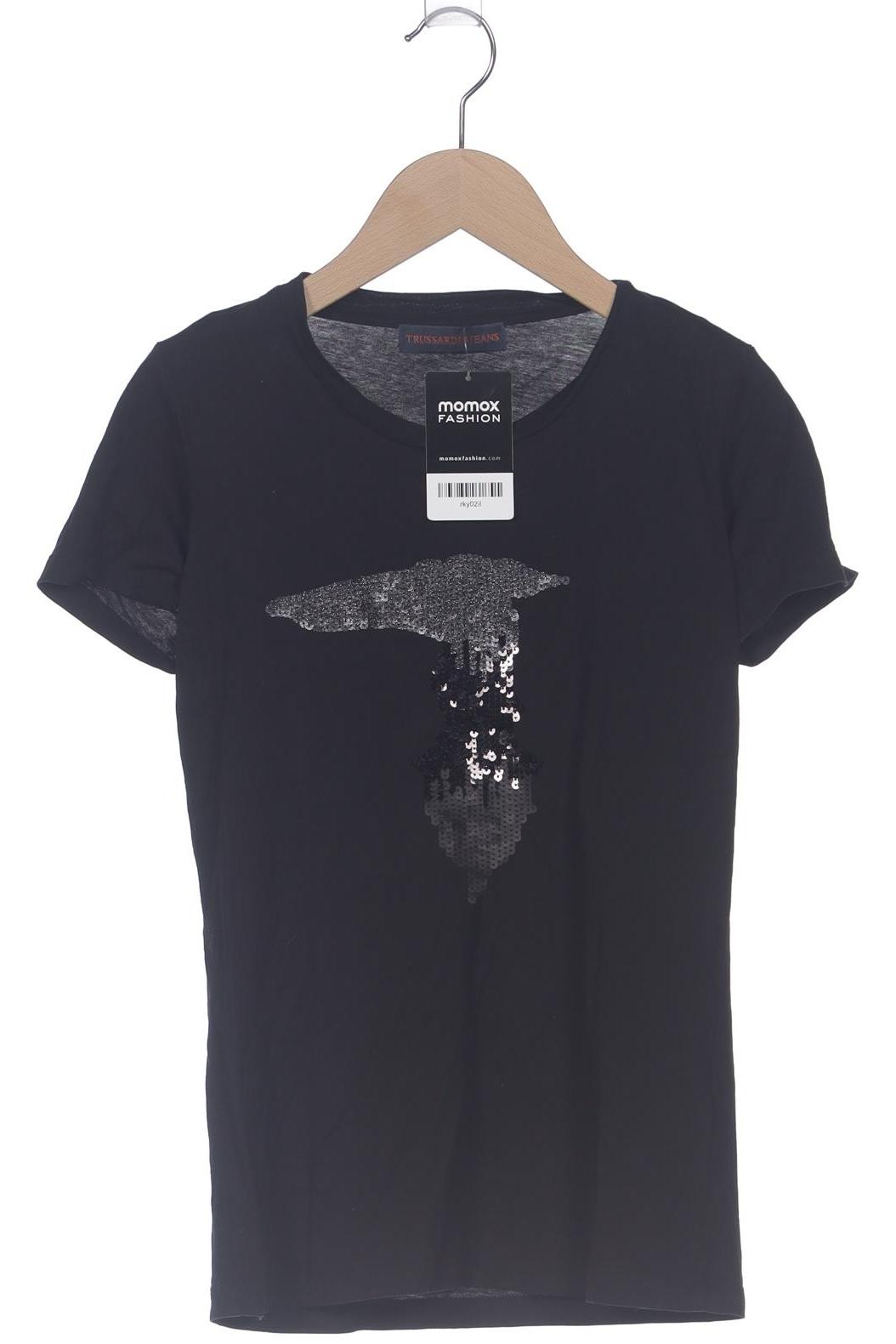 

Trussardi Damen T-Shirt, schwarz, Gr. 34