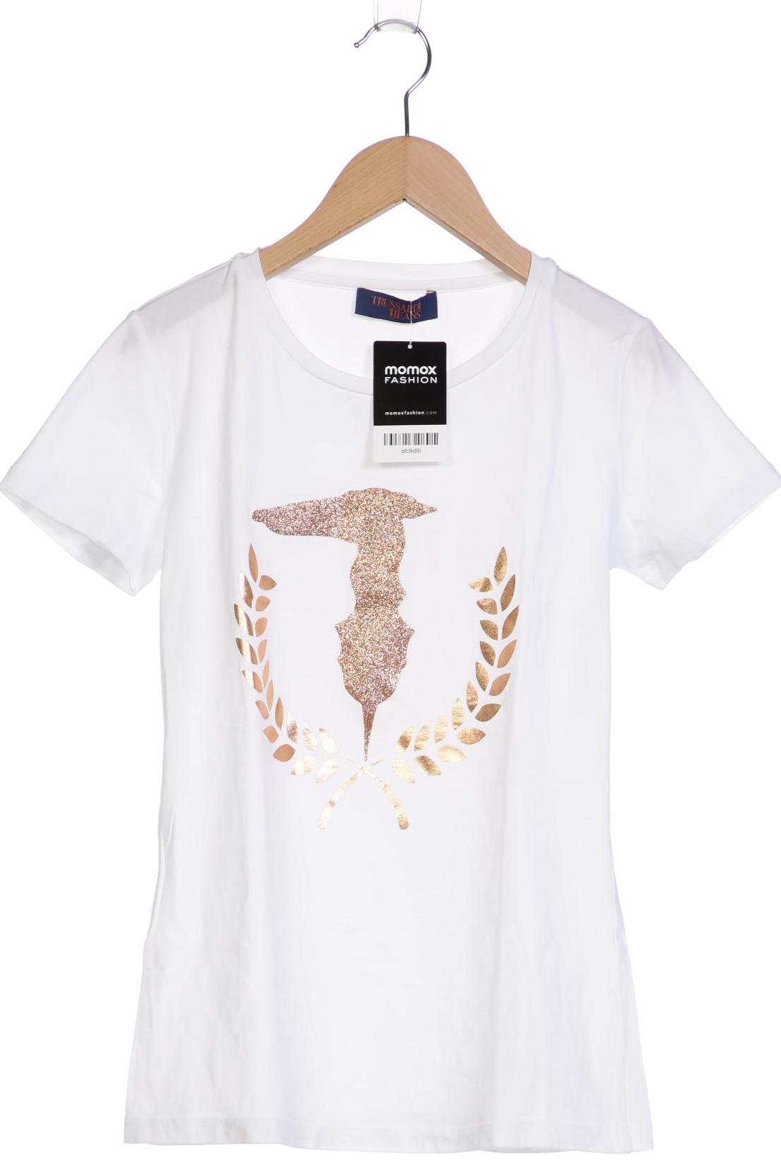 

Trussardi Damen T-Shirt, weiß, Gr. 34