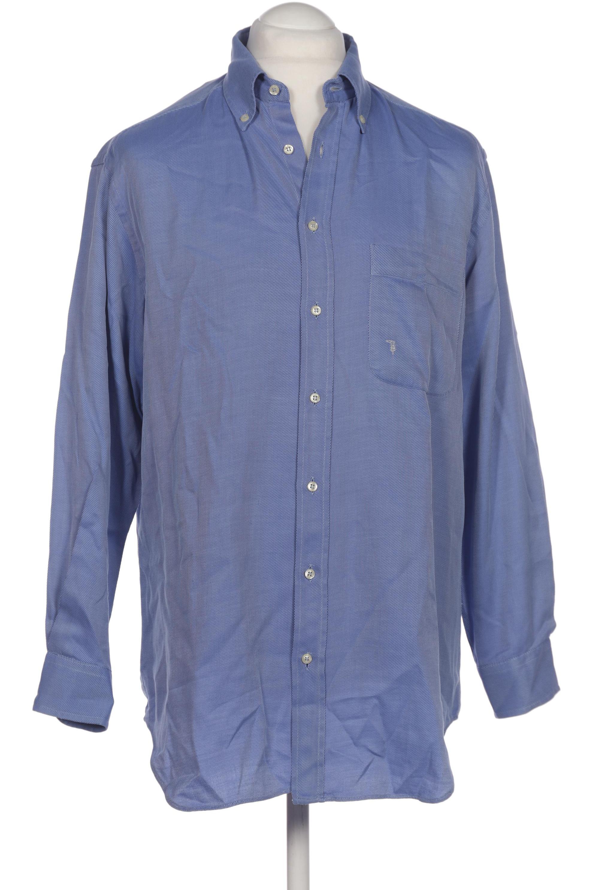 

Trussardi Herren Hemd, blau, Gr. 52