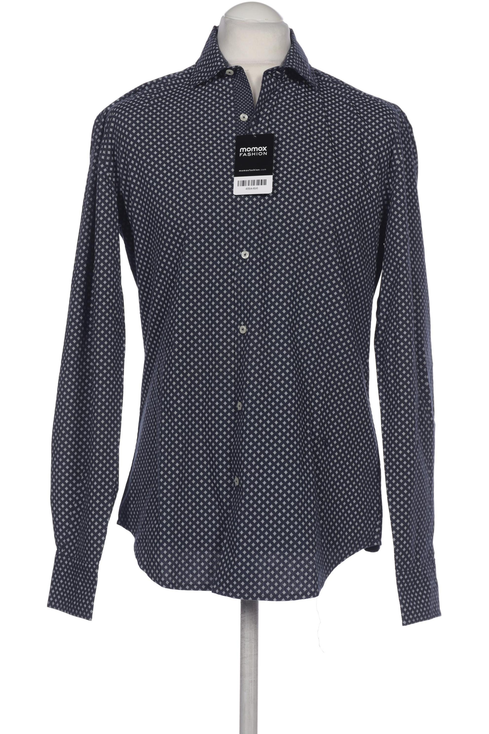 

Trussardi Herren Hemd, marineblau