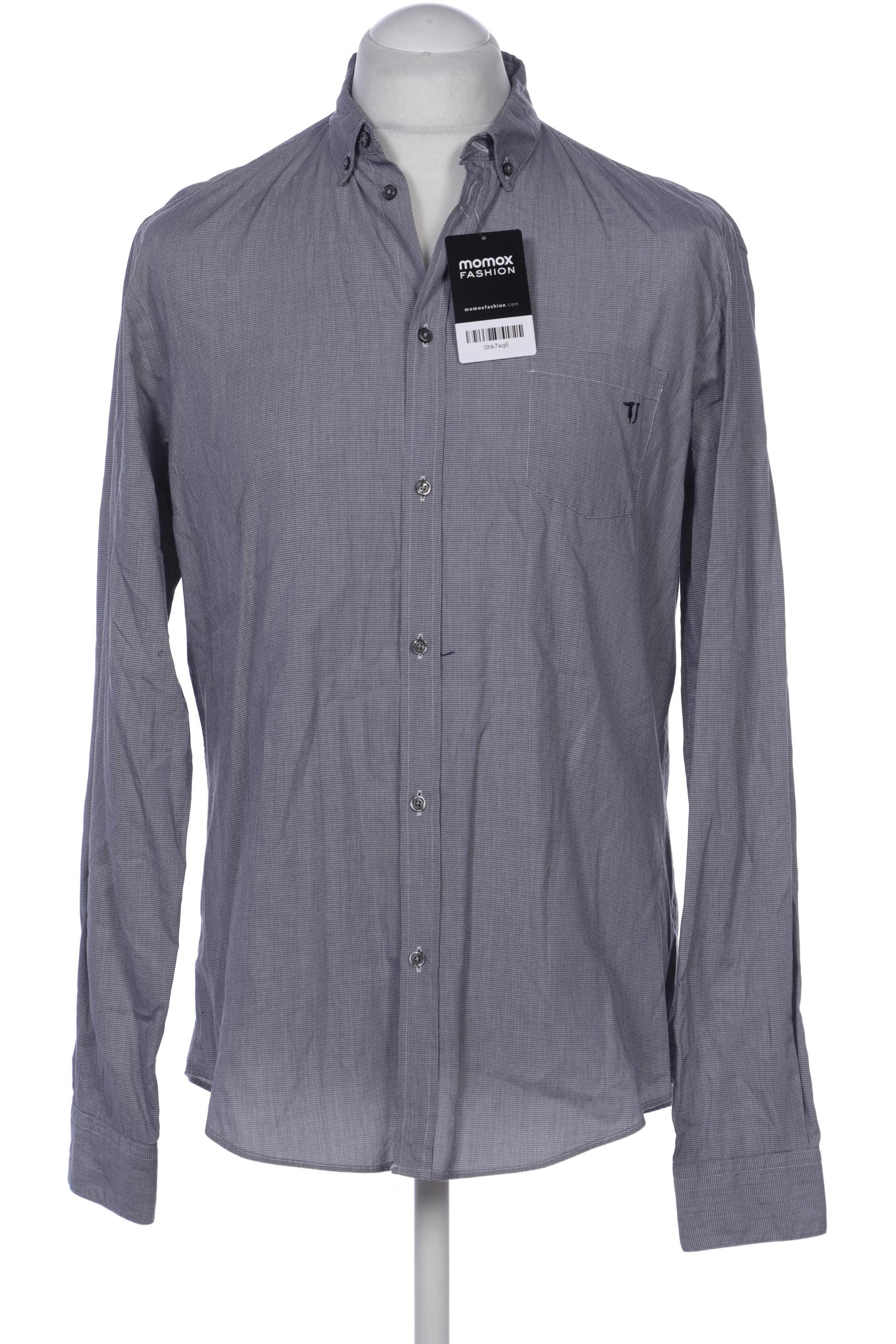 

Trussardi Herren Hemd, grau, Gr. 50