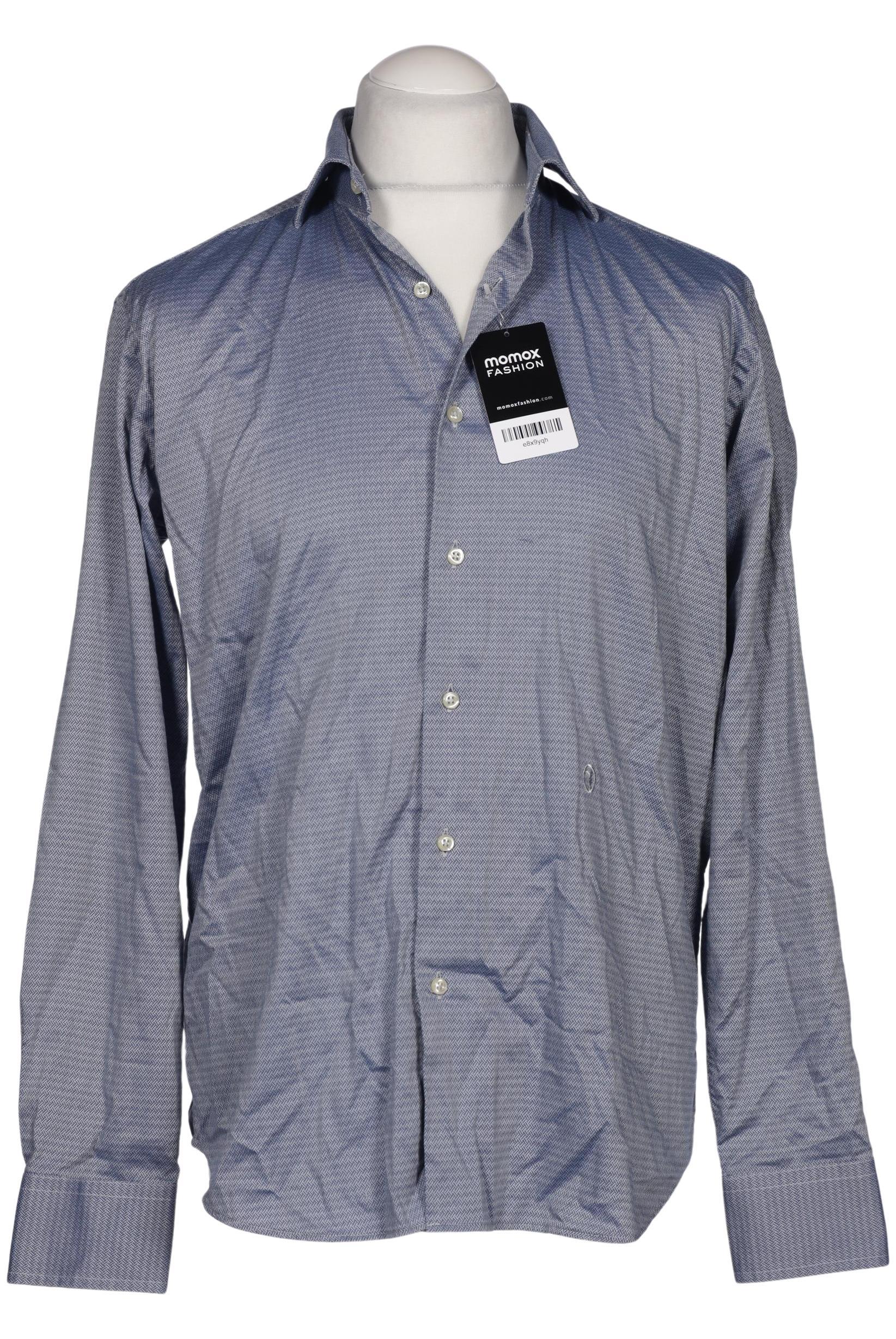 

Trussardi Herren Hemd, blau, Gr. 52