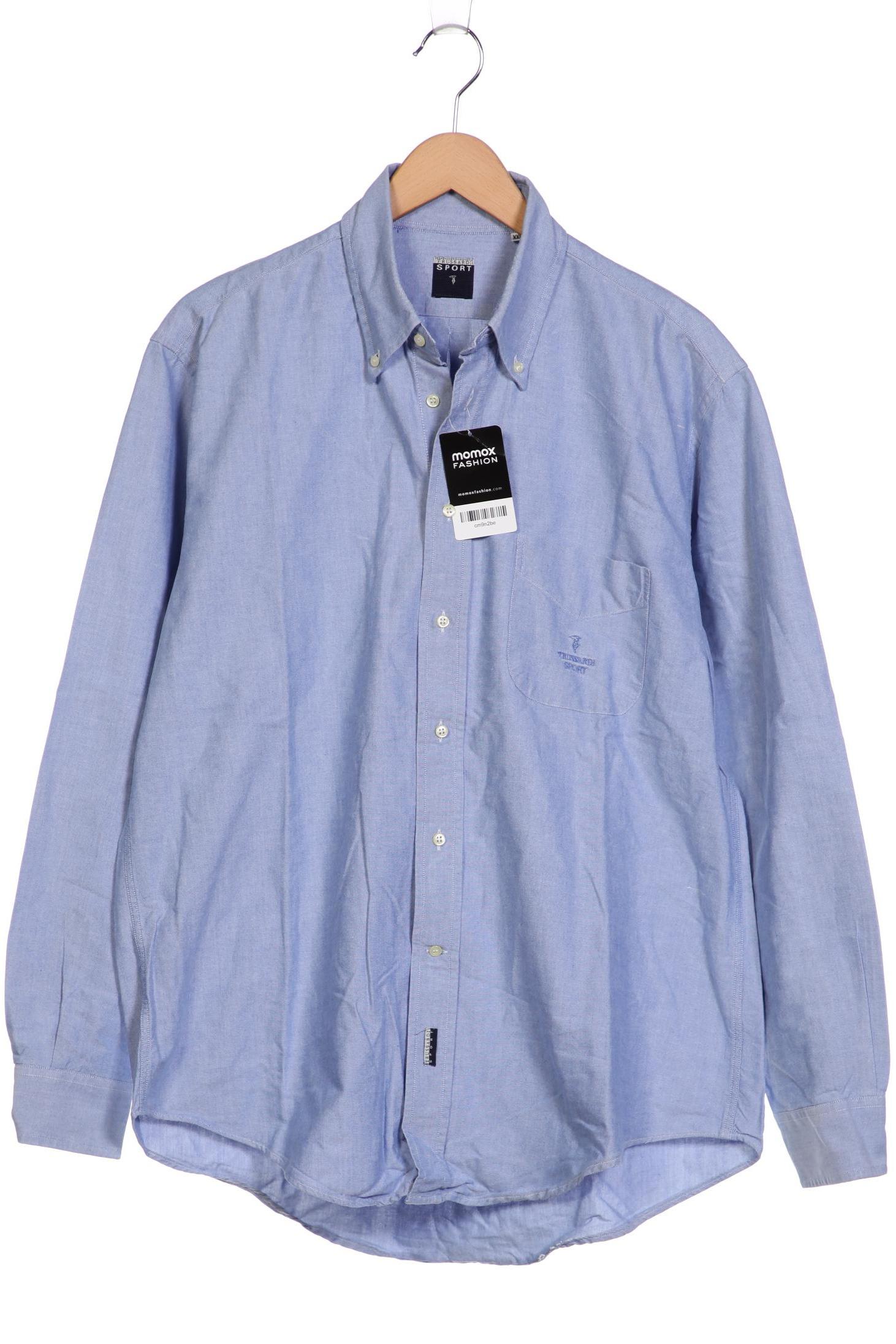 

Trussardi Herren Hemd, blau, Gr. 56