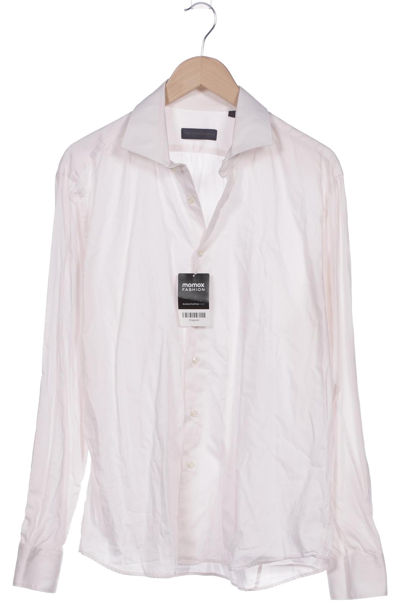 

Trussardi Herren Hemd, weiß, Gr. 56