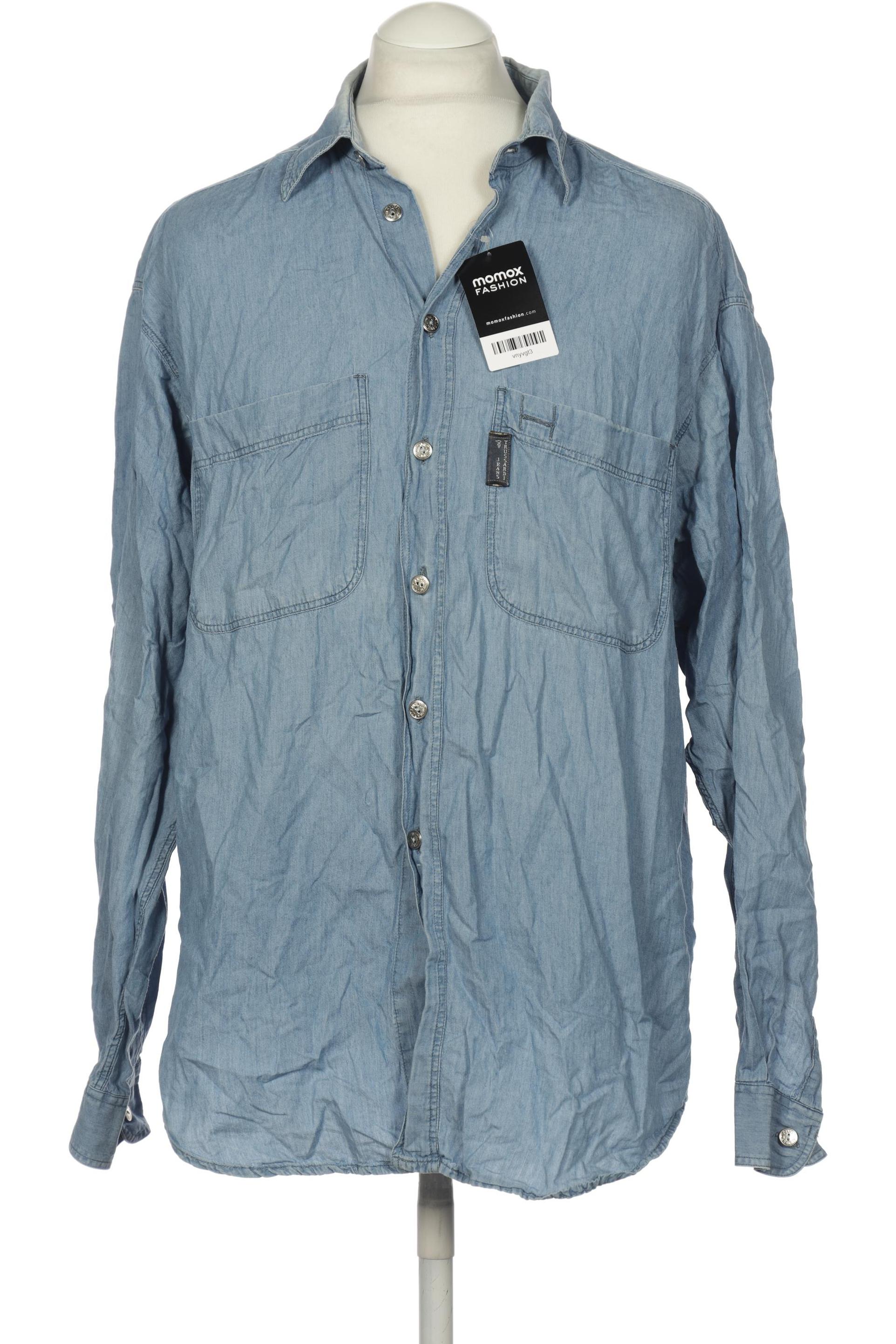 

Trussardi Herren Hemd, blau, Gr. 54