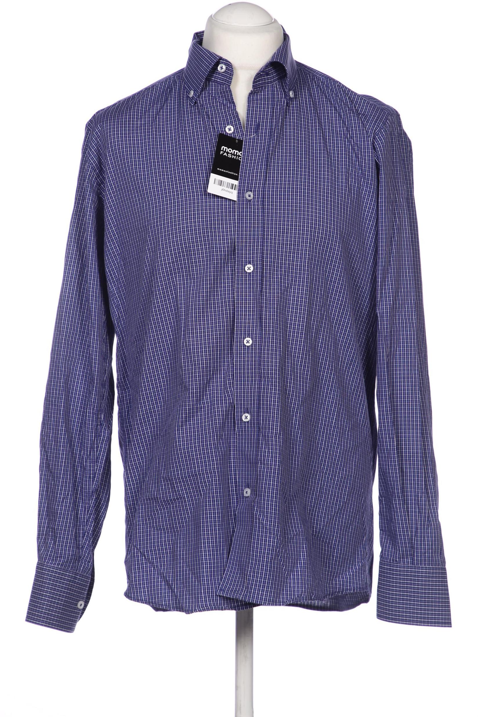 

Trussardi Herren Hemd, blau, Gr. 52