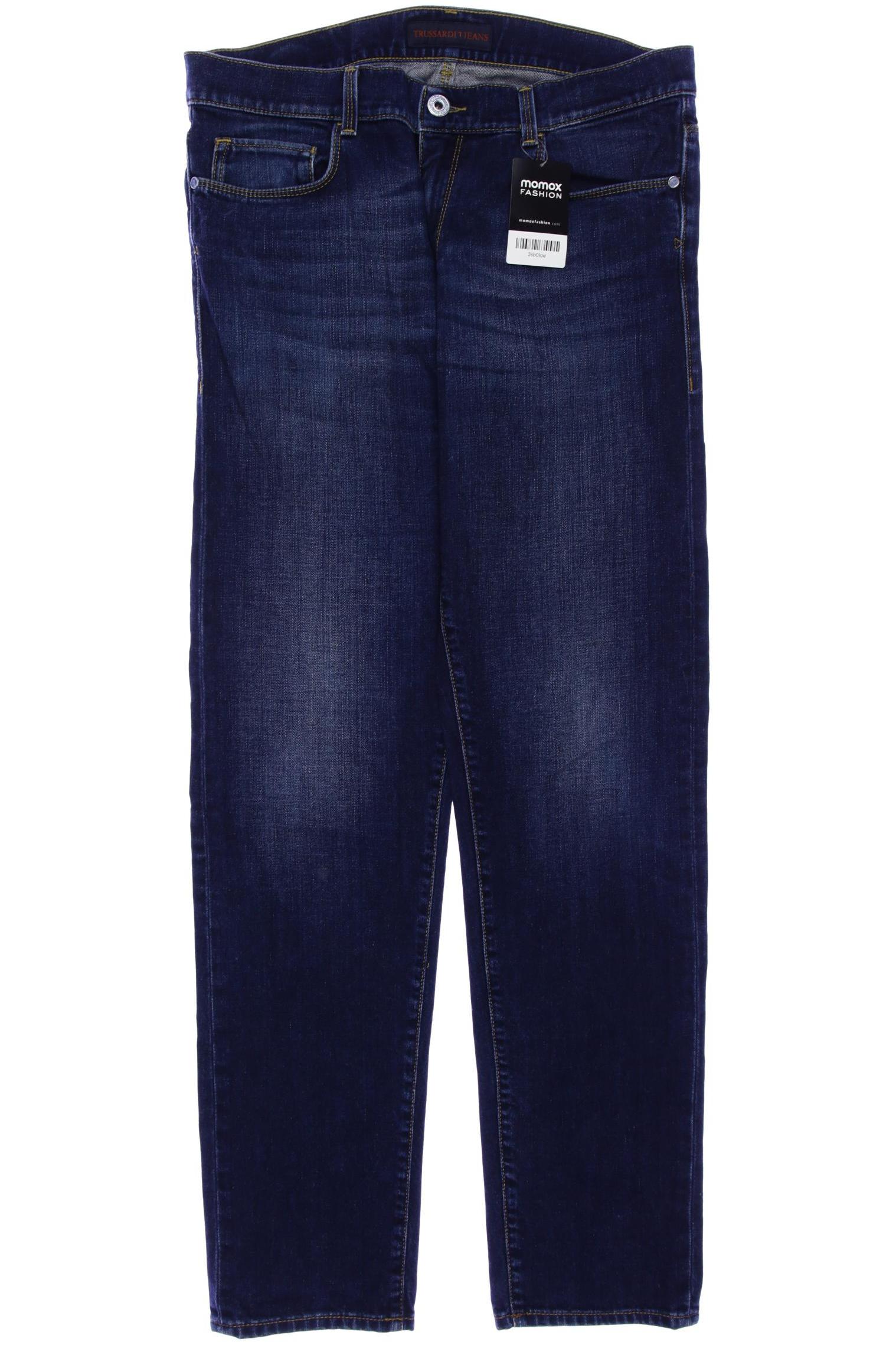 

Trussardi Herren Jeans, marineblau
