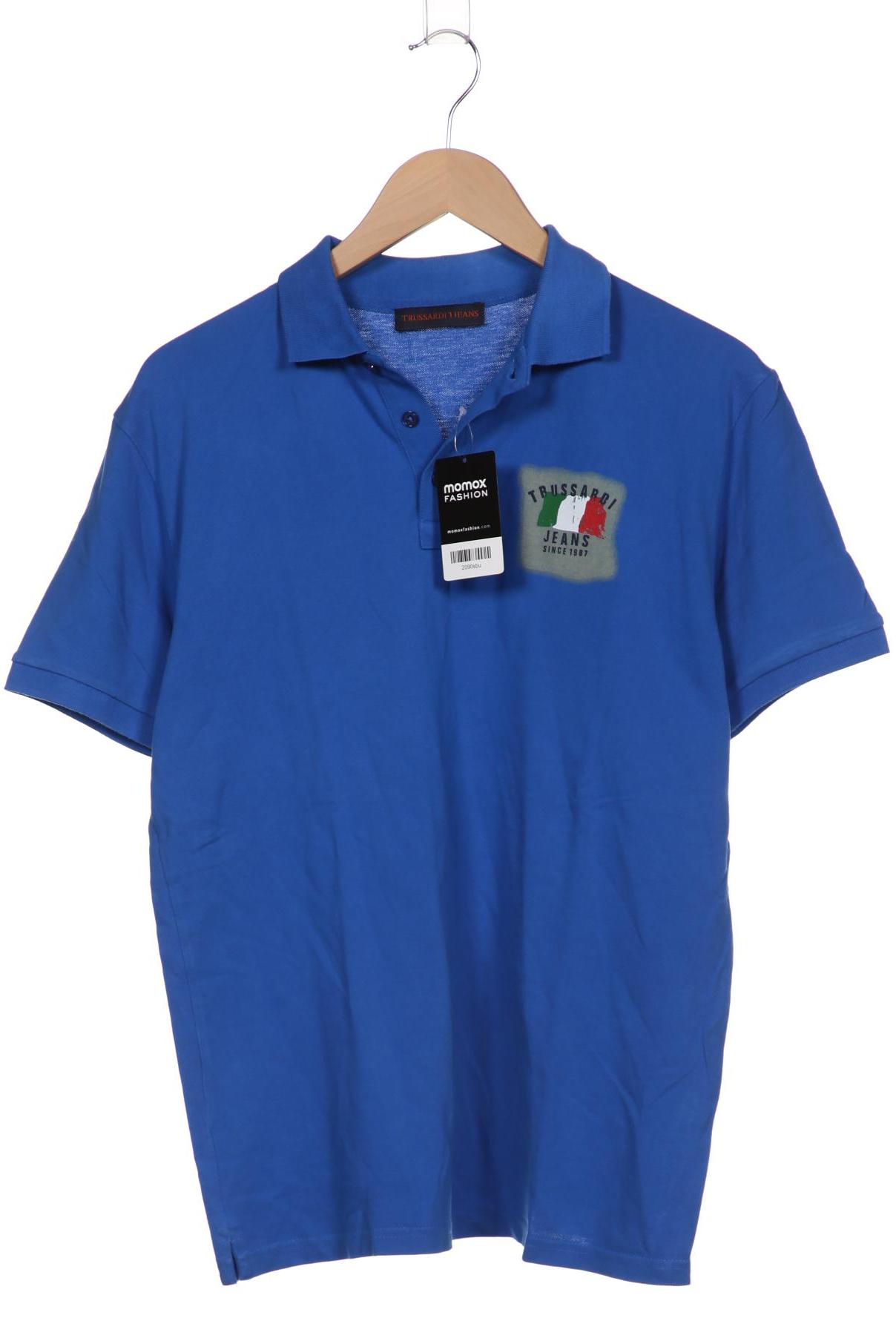 

Trussardi Herren Poloshirt, blau