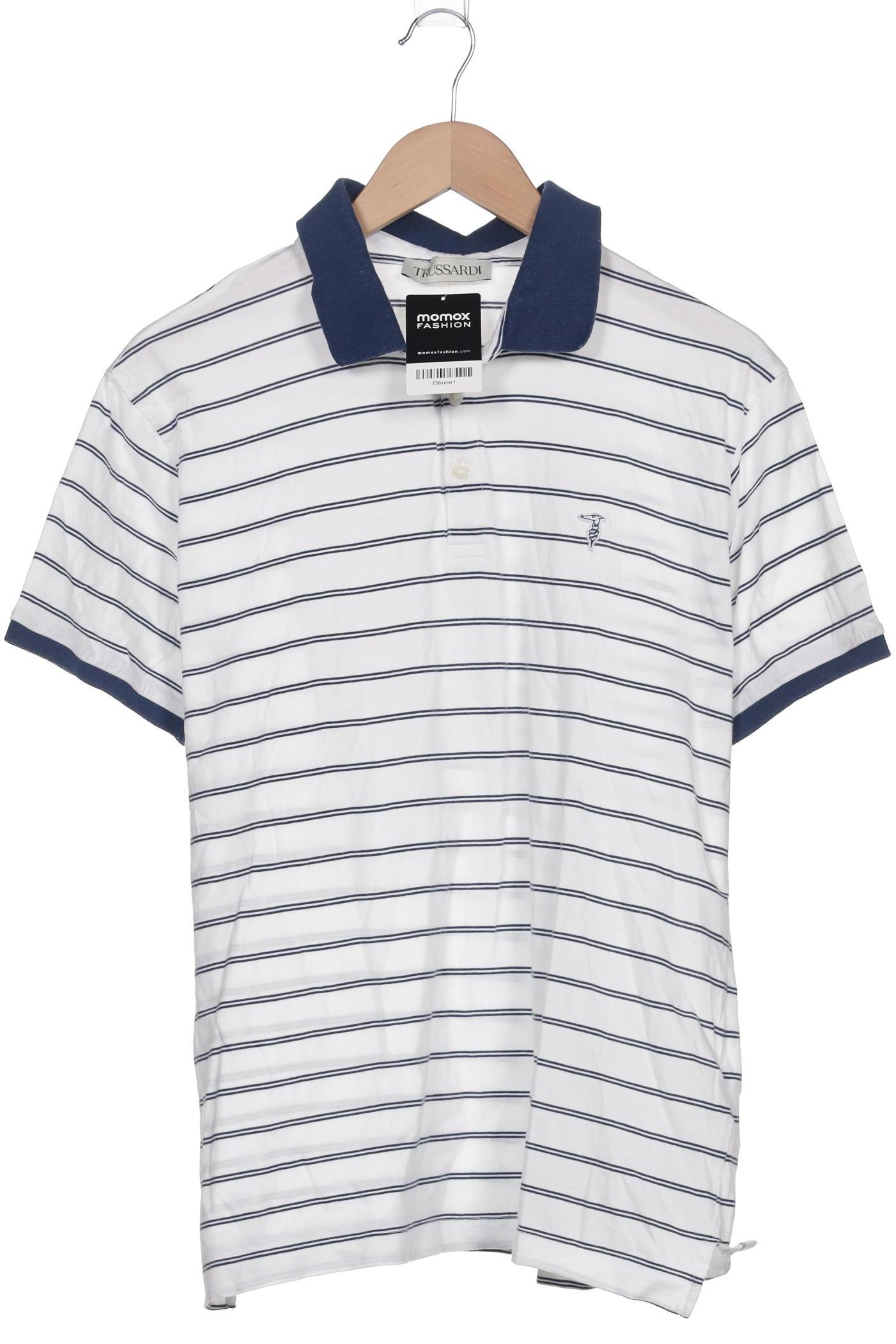 

Trussardi Herren Poloshirt, weiß, Gr. 56