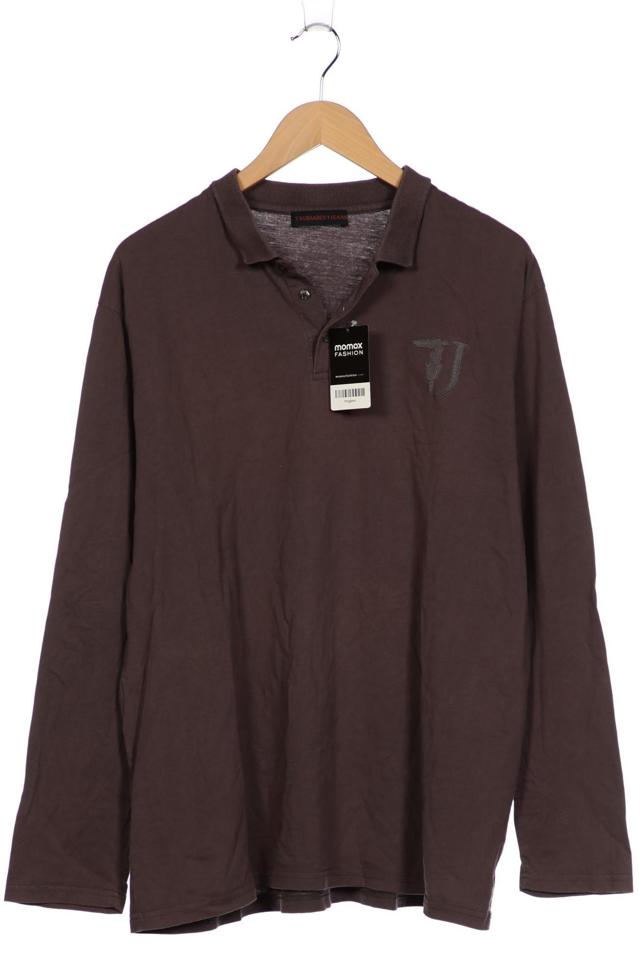 

Trussardi Herren Poloshirt, grau, Gr. 52