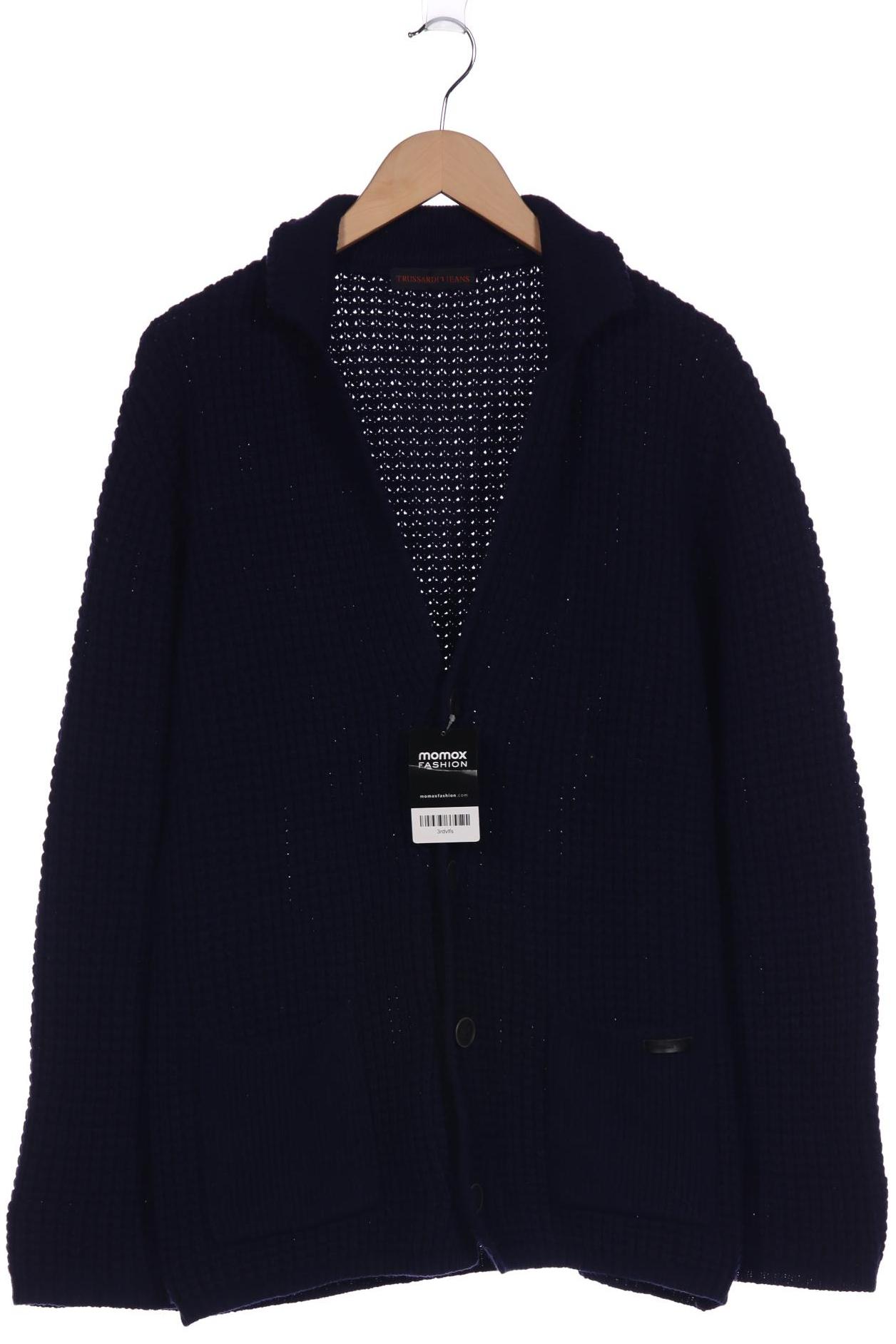 

Trussardi Herren Strickjacke, marineblau