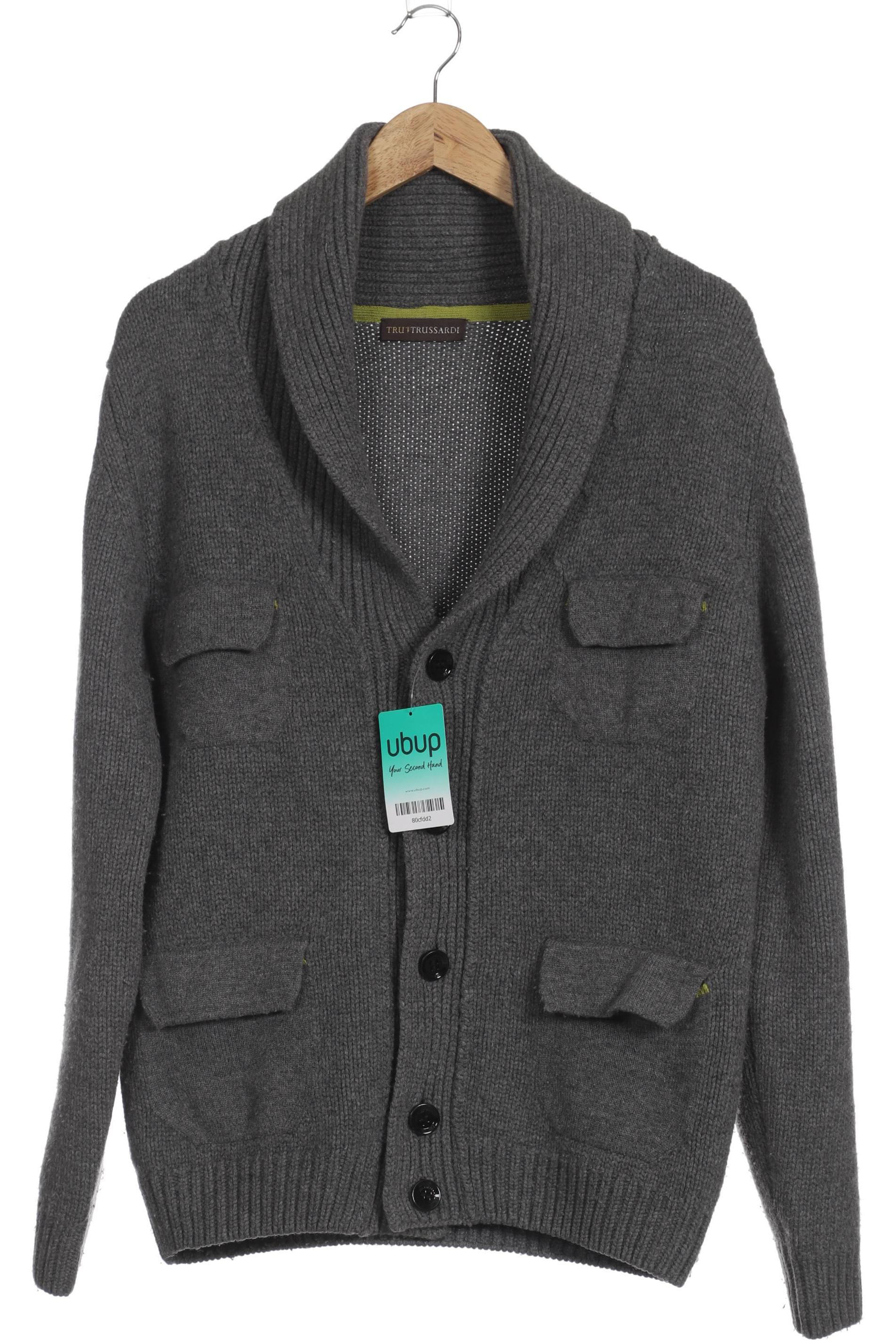 Thumbnail - Trussardi Herren Strickjacke, grau, Gr.