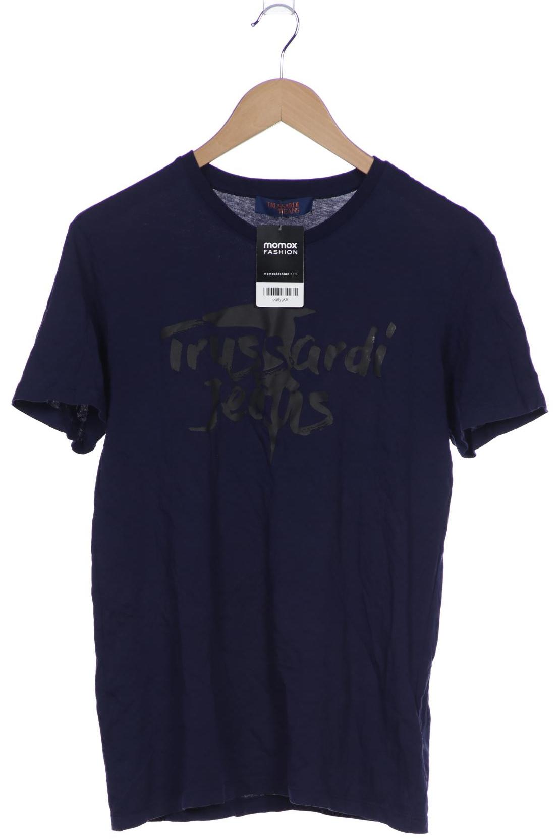

Trussardi Herren T-Shirt, marineblau, Gr. 48