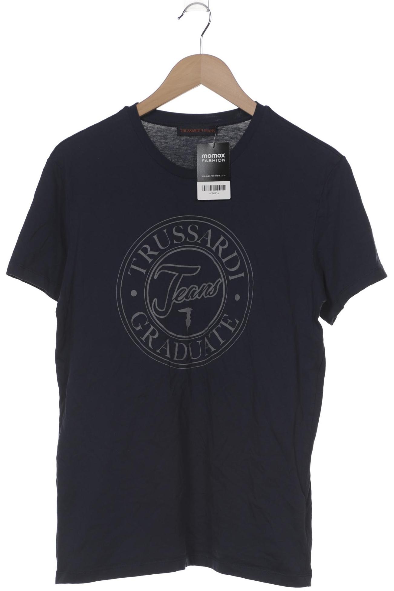 

Trussardi Herren T-Shirt, marineblau, Gr. 52