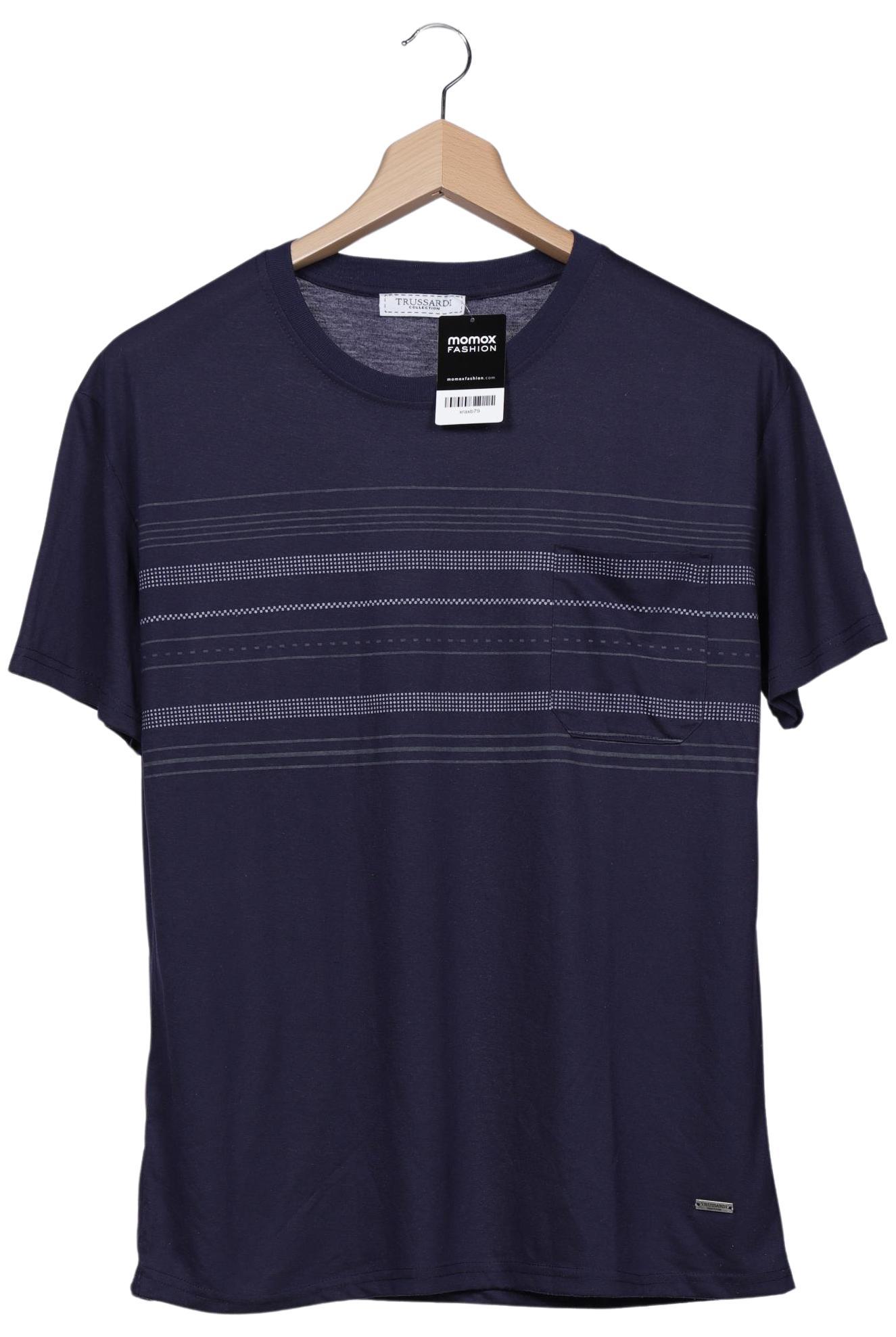 

Trussardi Herren T-Shirt, marineblau, Gr. 56