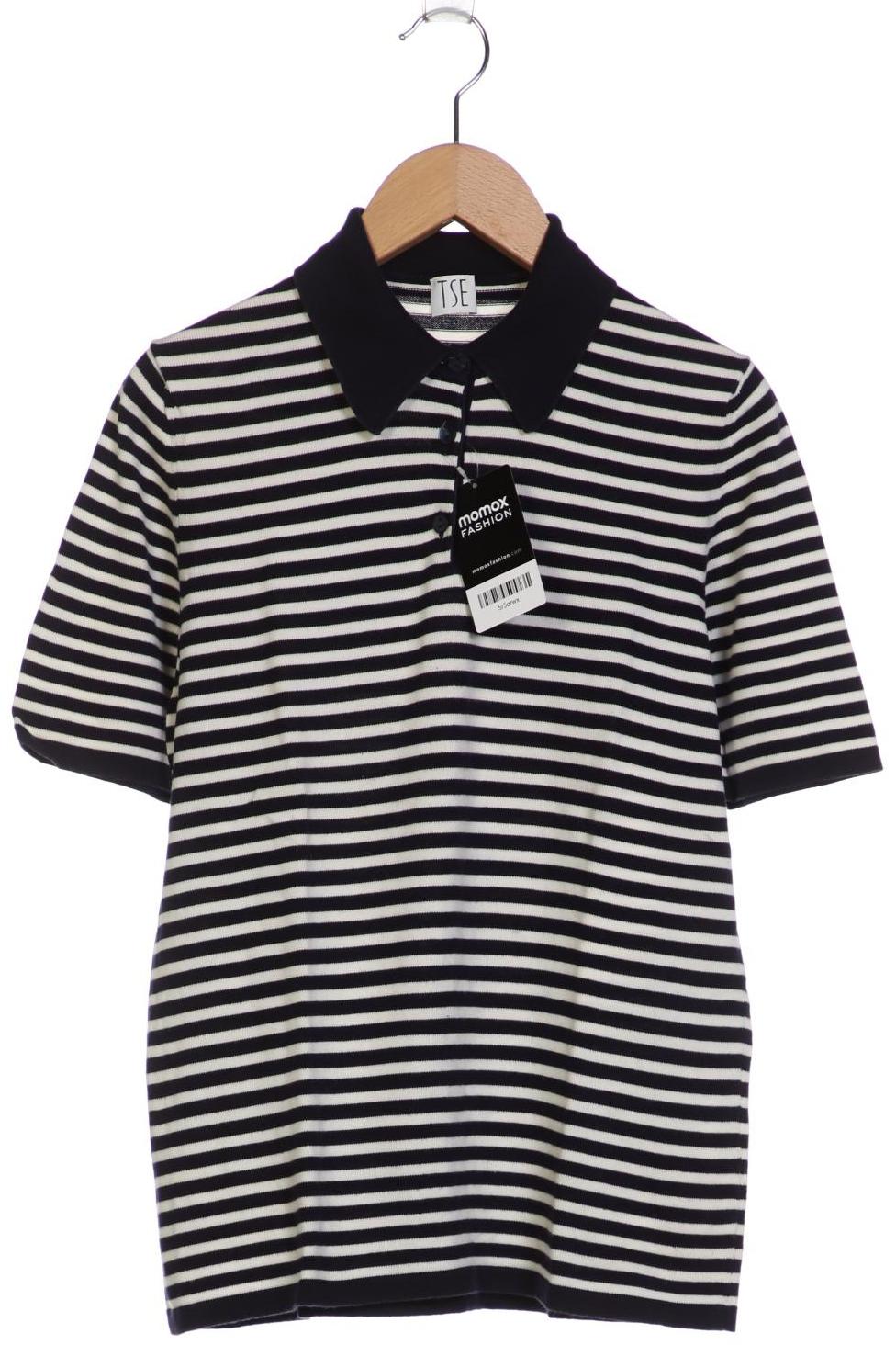Thumbnail - TSE Cashmere Damen Poloshirt, marineblau, Gr. 36