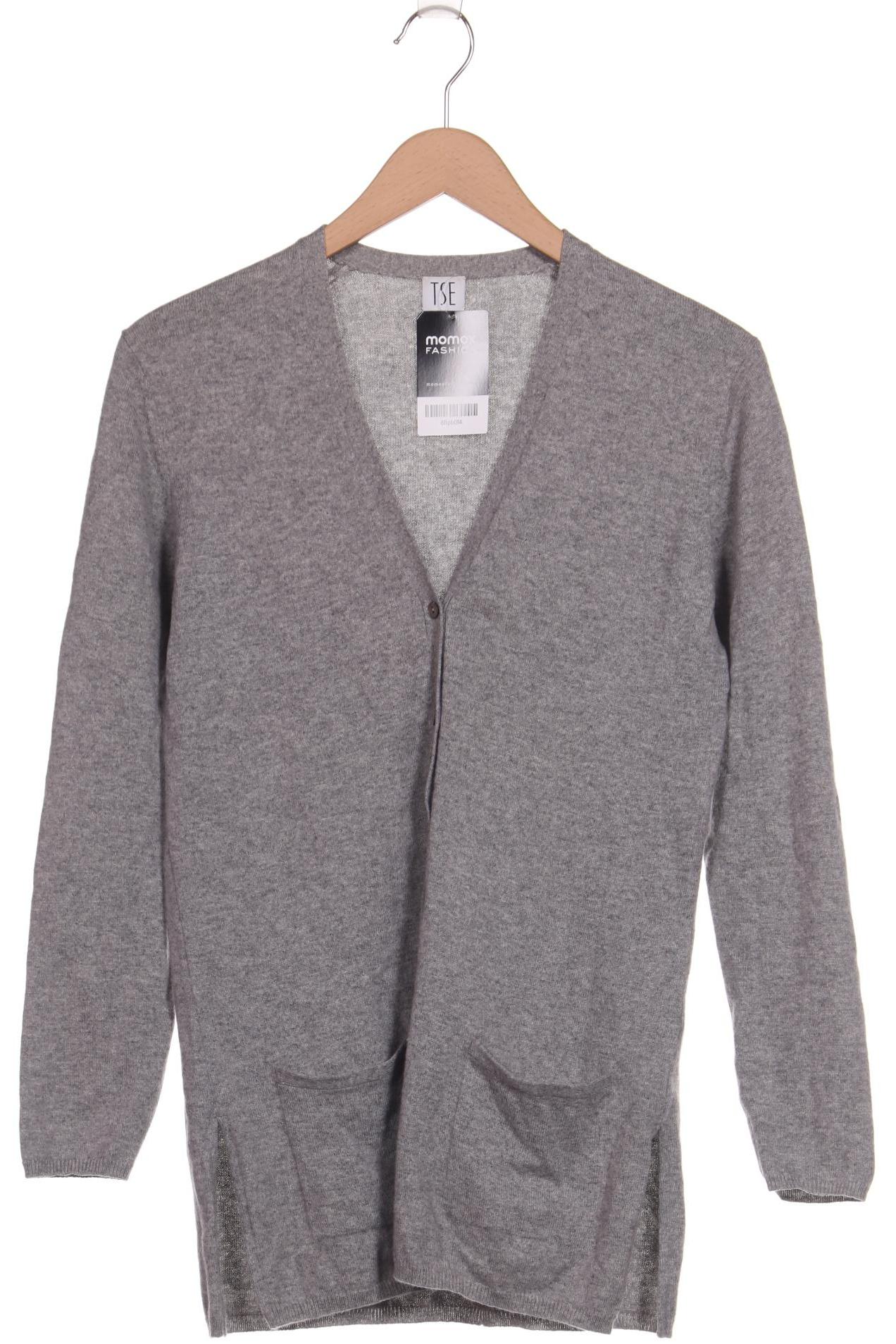 

TSE Cashmere Damen Strickjacke, grau, Gr. 38
