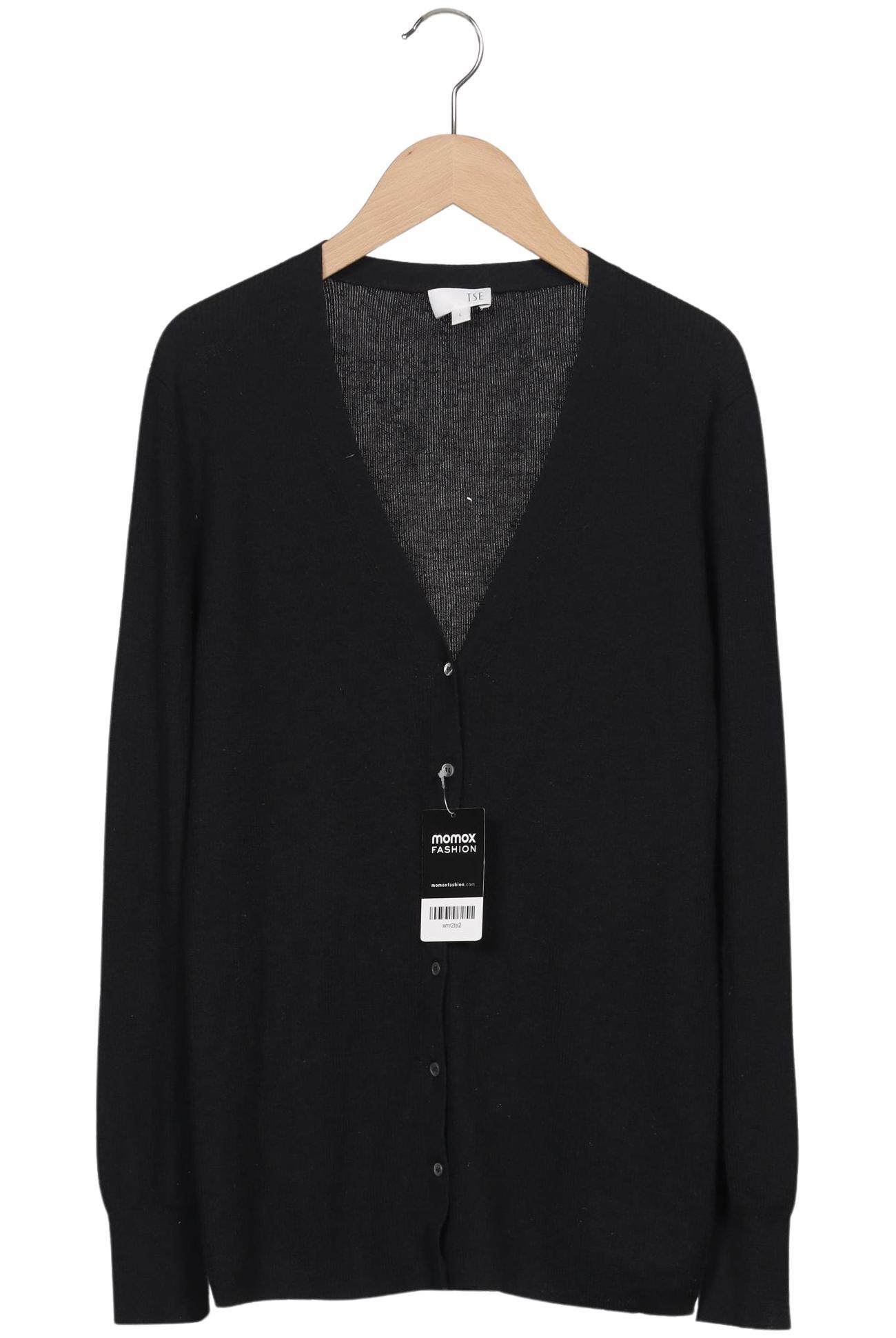 

TSE Cashmere Damen Strickjacke, schwarz, Gr. 42