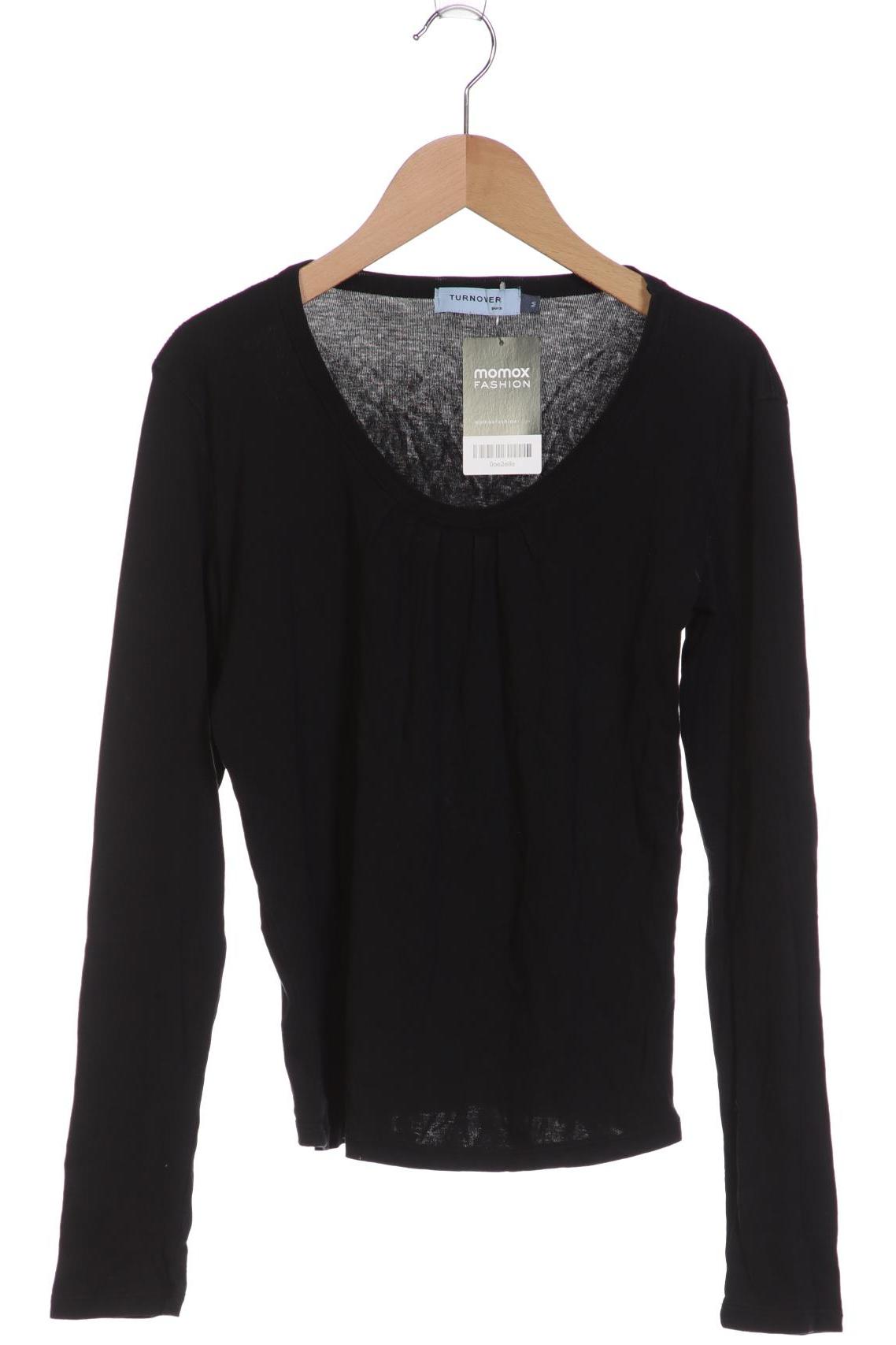 

Turnover Damen Langarmshirt, schwarz, Gr. 38