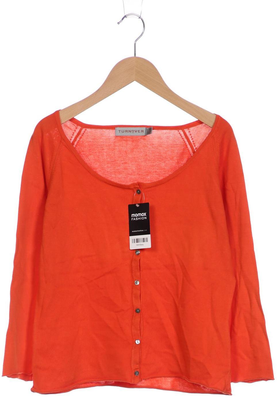 

TURNOVER Damen Strickjacke, orange