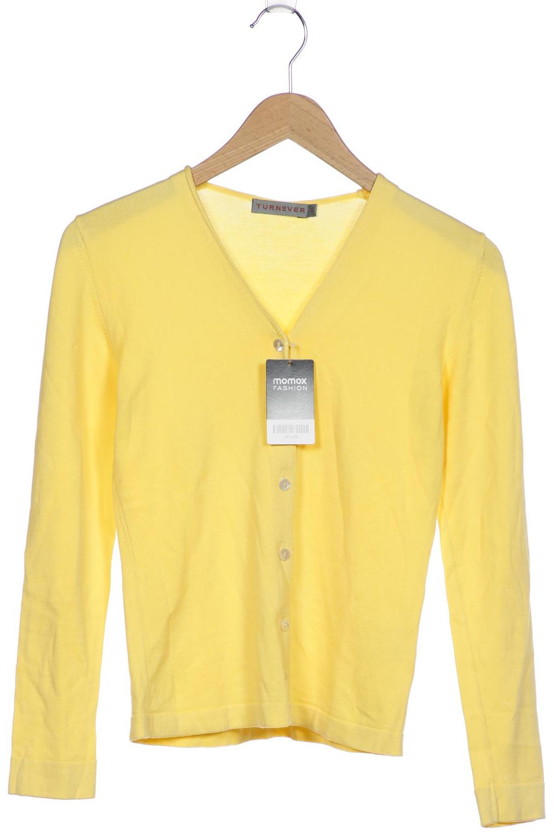 

TURNOVER Damen Strickjacke, gelb
