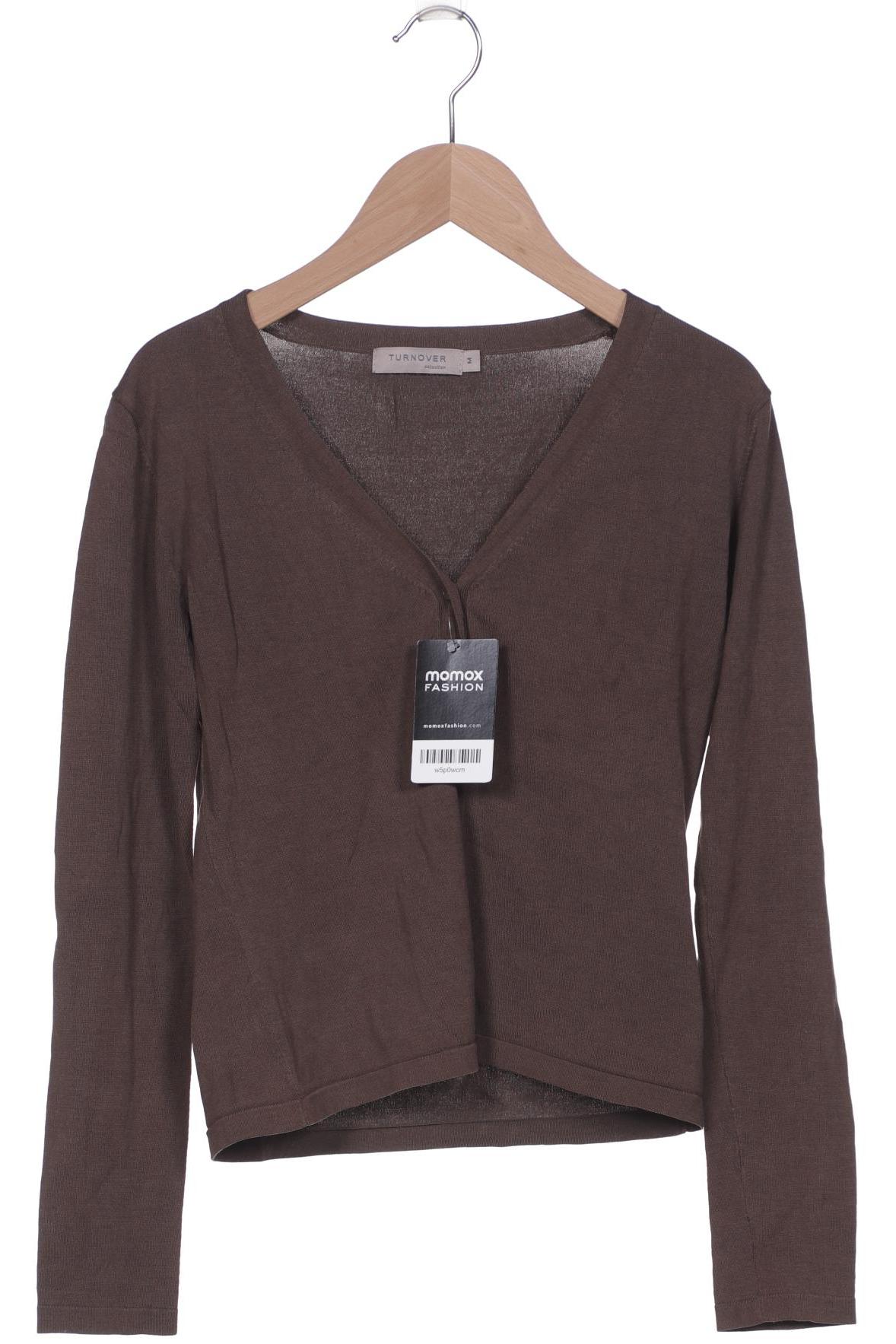 

Turnover Damen Strickjacke, braun, Gr. 38