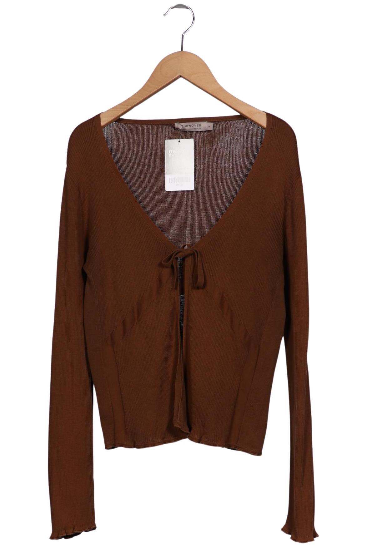 

Turnover Damen Strickjacke, braun, Gr. 42