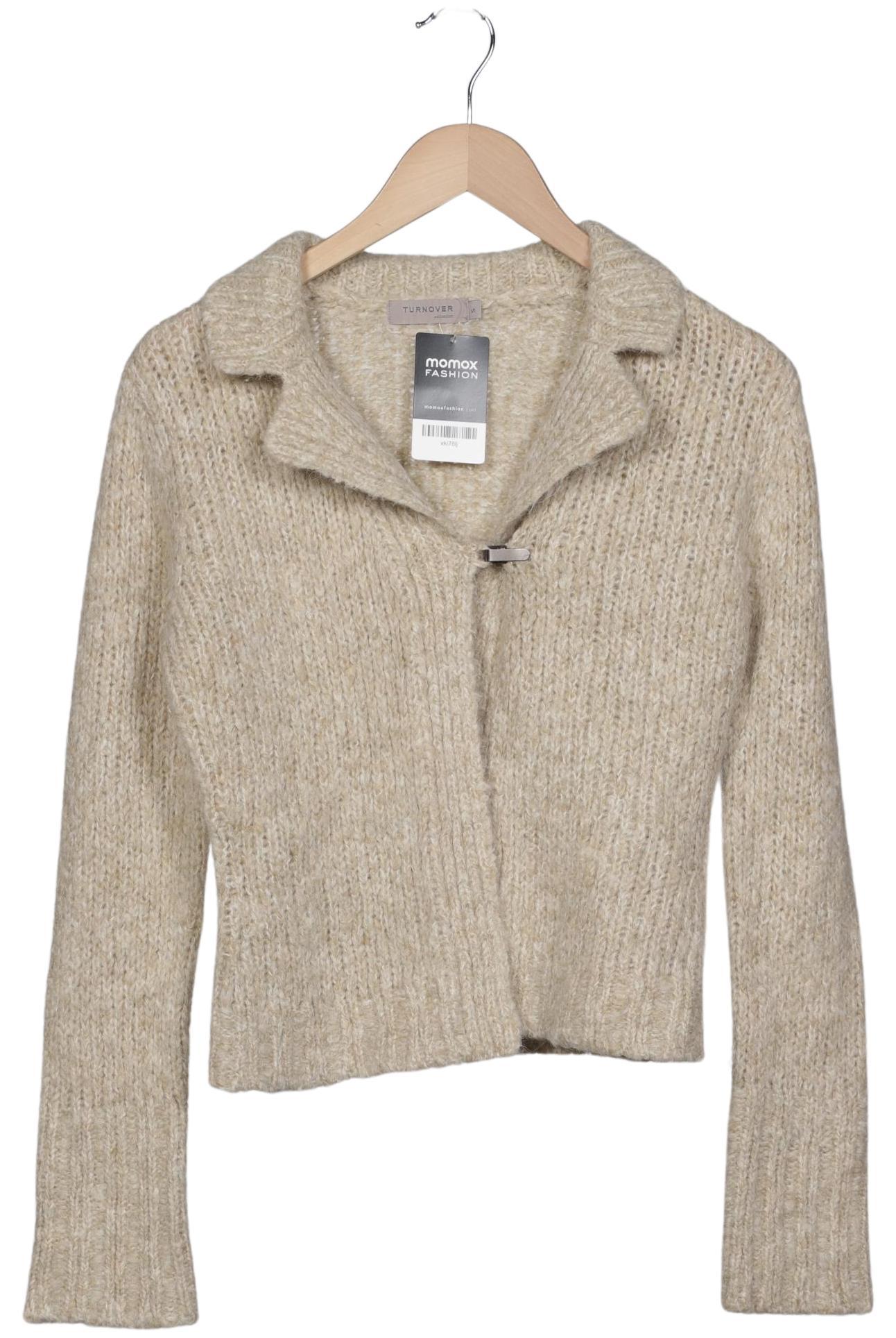 

Turnover Damen Strickjacke, beige, Gr. 36