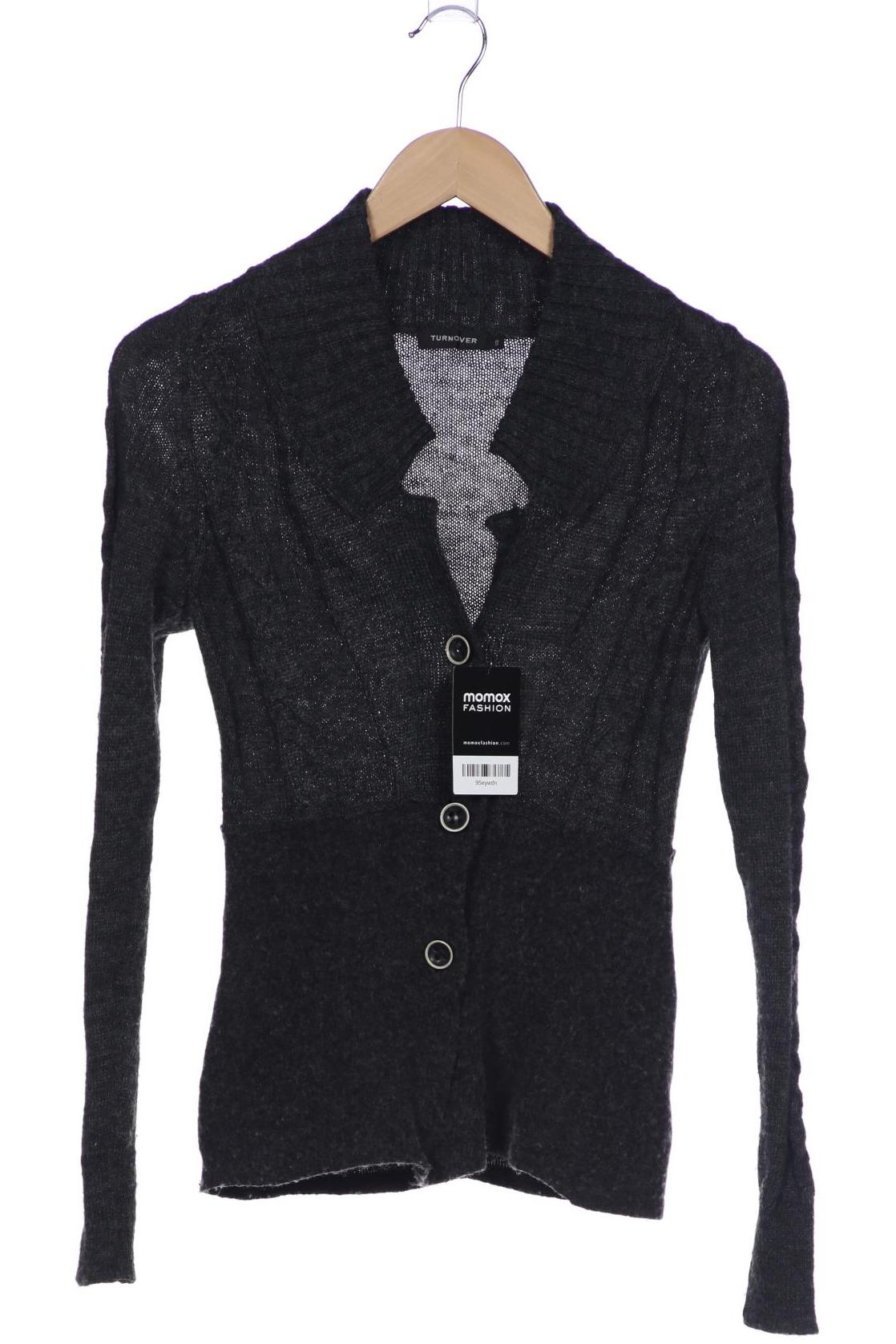 

Turnover Damen Strickjacke, grau, Gr. 34