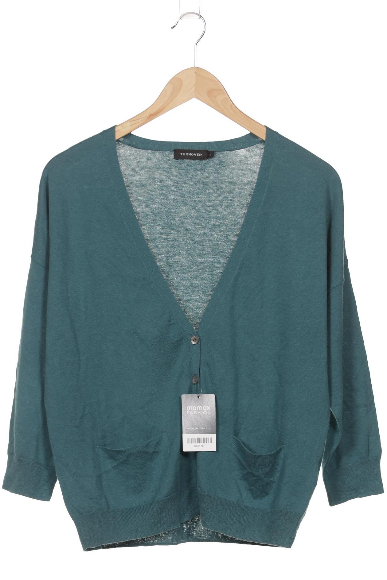 

Turnover Damen Strickjacke, türkis, Gr. 44