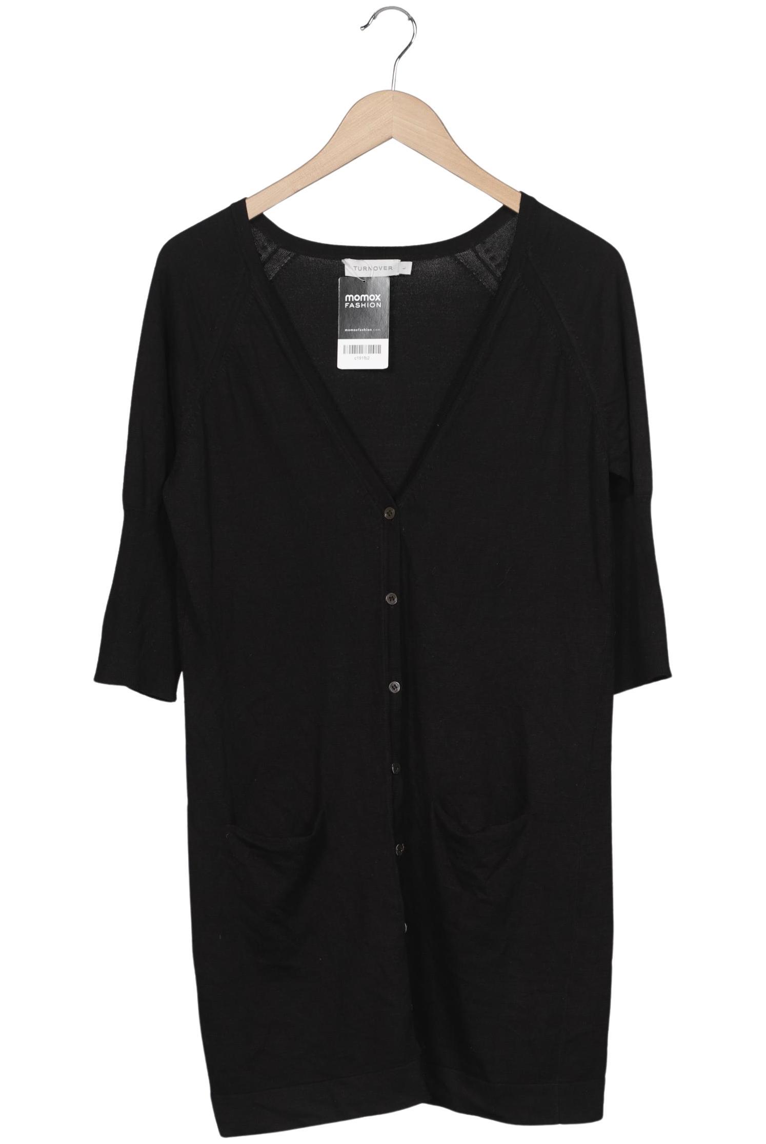 

Turnover Damen Strickjacke, schwarz, Gr. 42