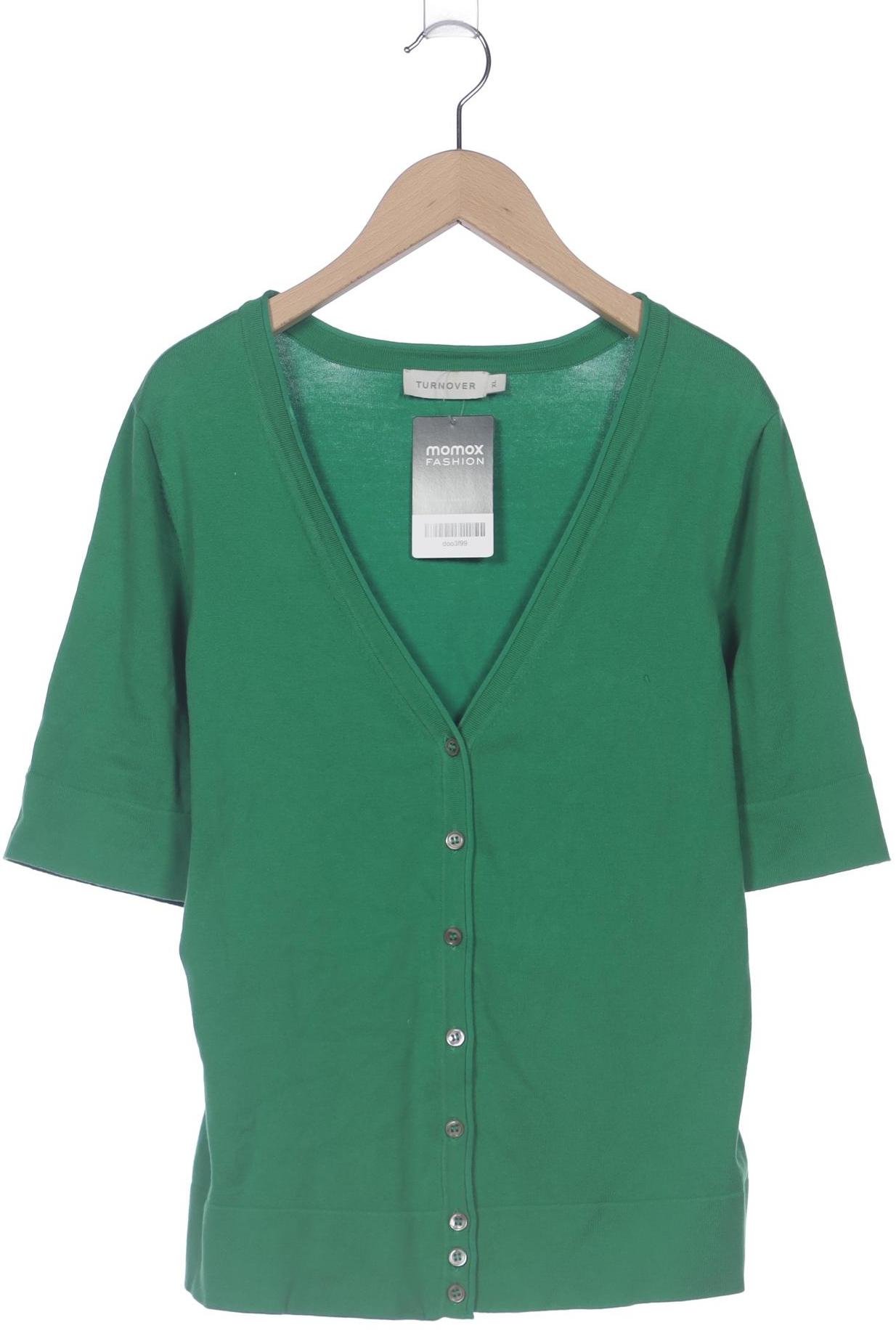 

Turnover Damen Strickjacke, grün, Gr. 44