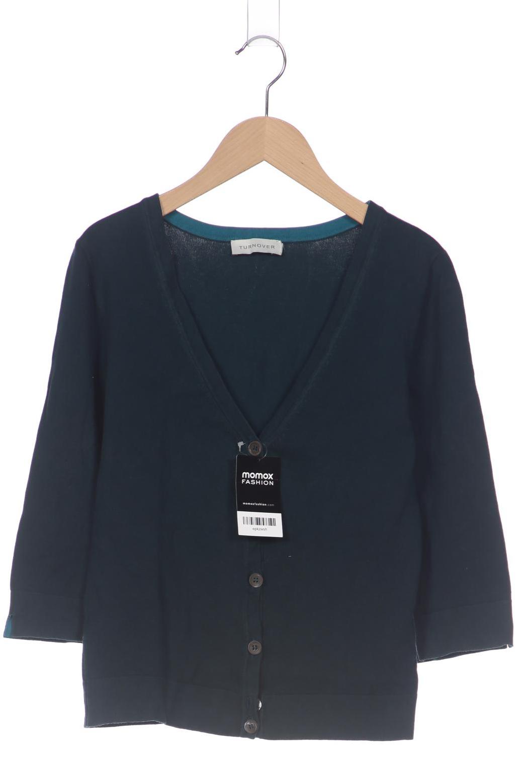 

Turnover Damen Strickjacke, türkis, Gr. 38