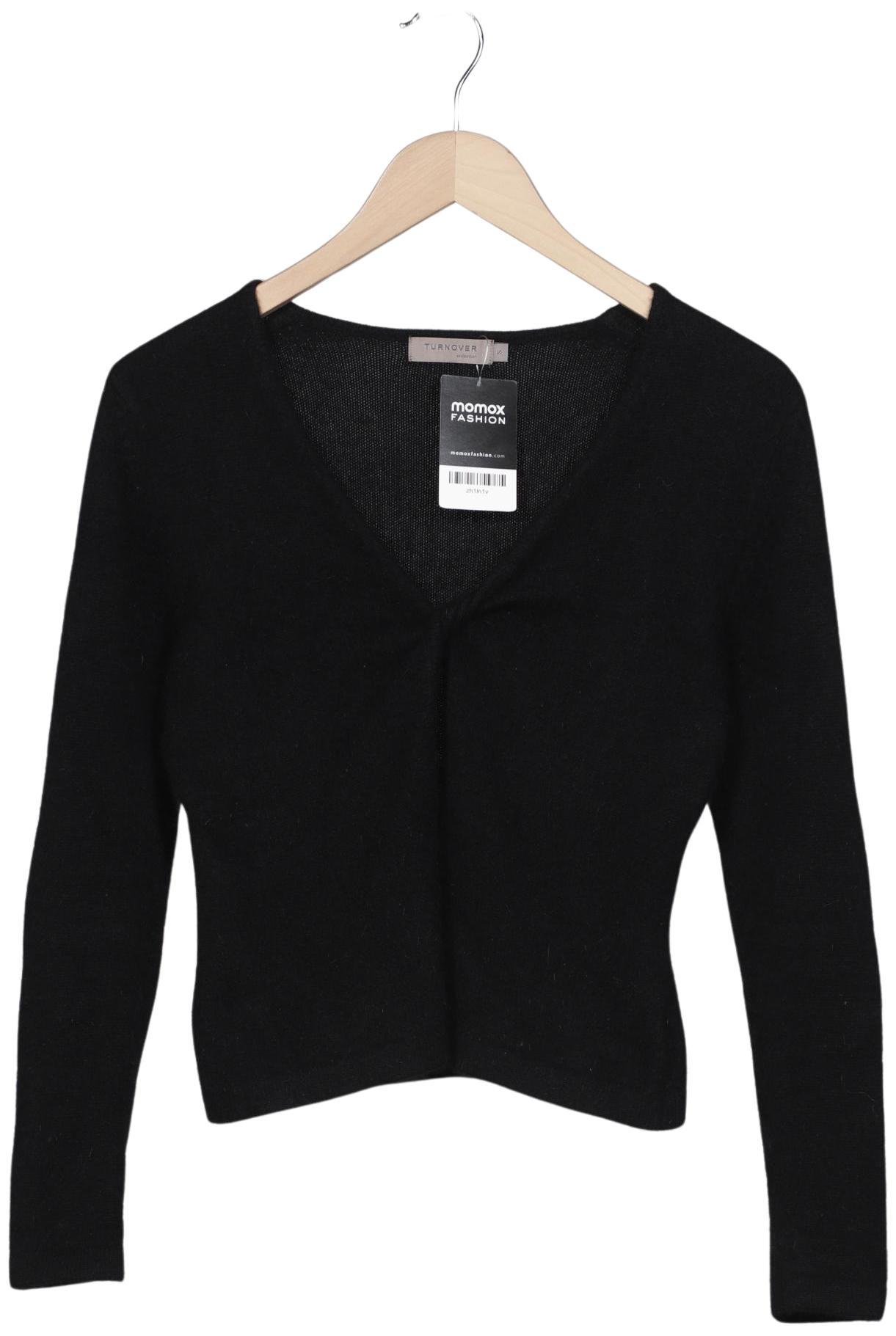 

Turnover Damen Strickjacke, schwarz, Gr. 36