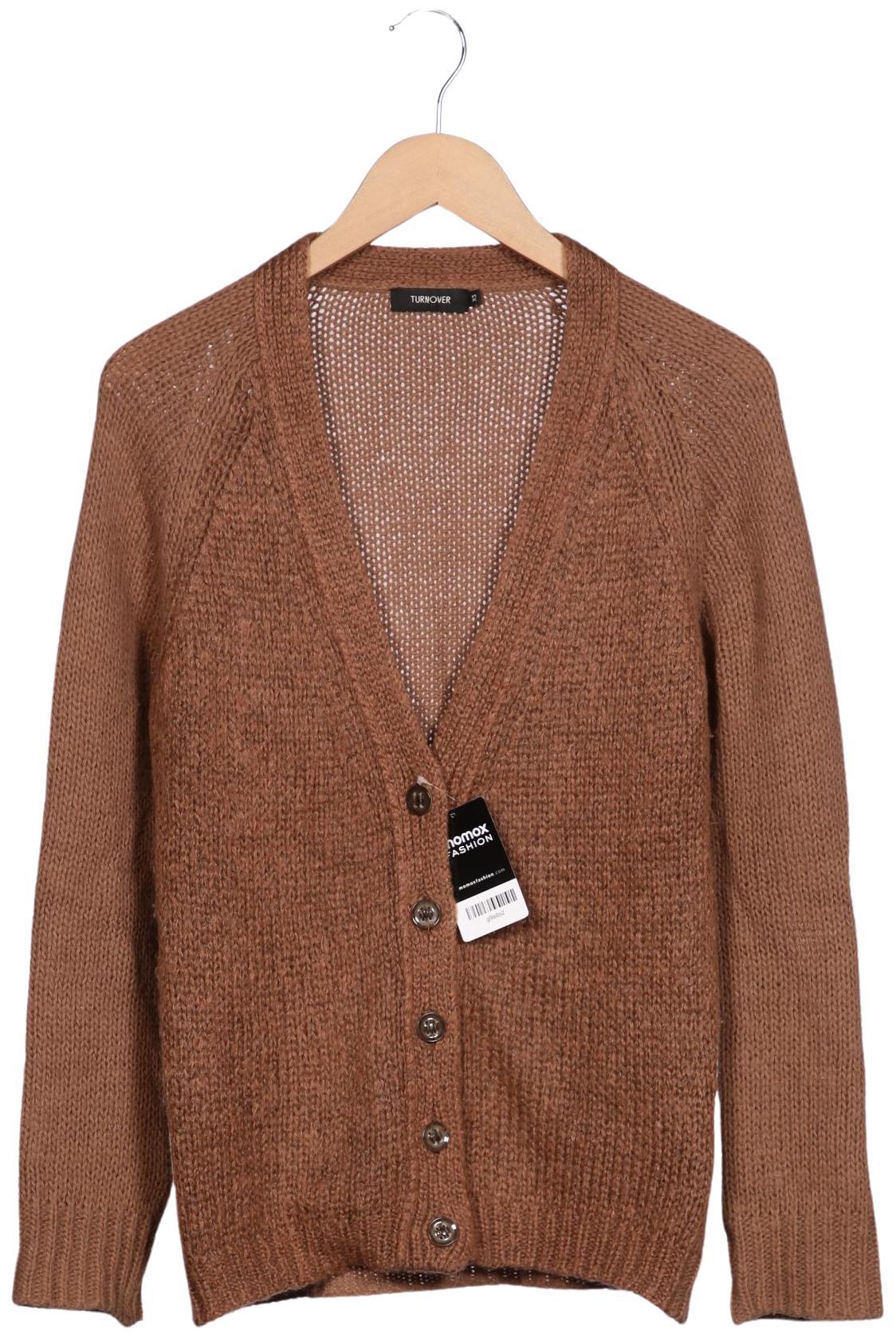 

Turnover Damen Strickjacke, braun, Gr. 34