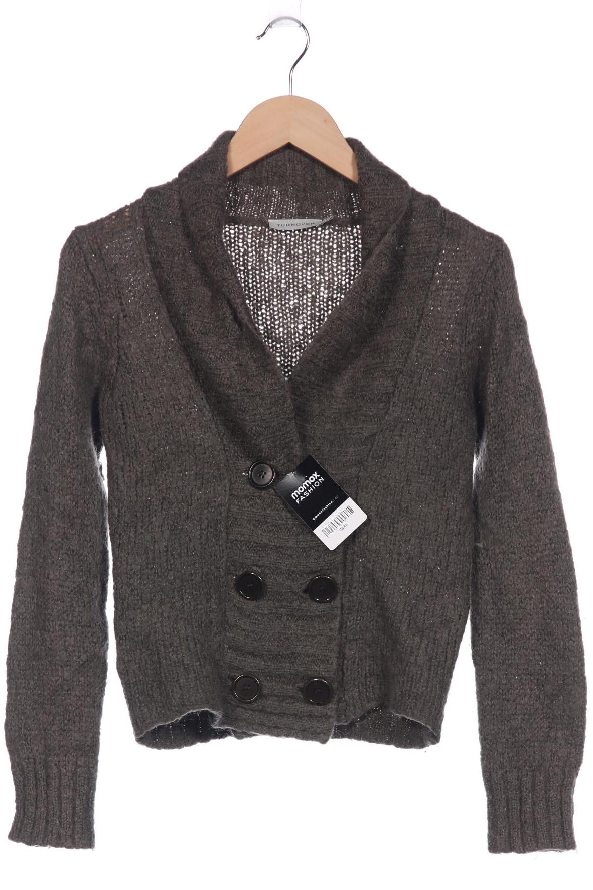 

Turnover Damen Strickjacke, grau, Gr. 36