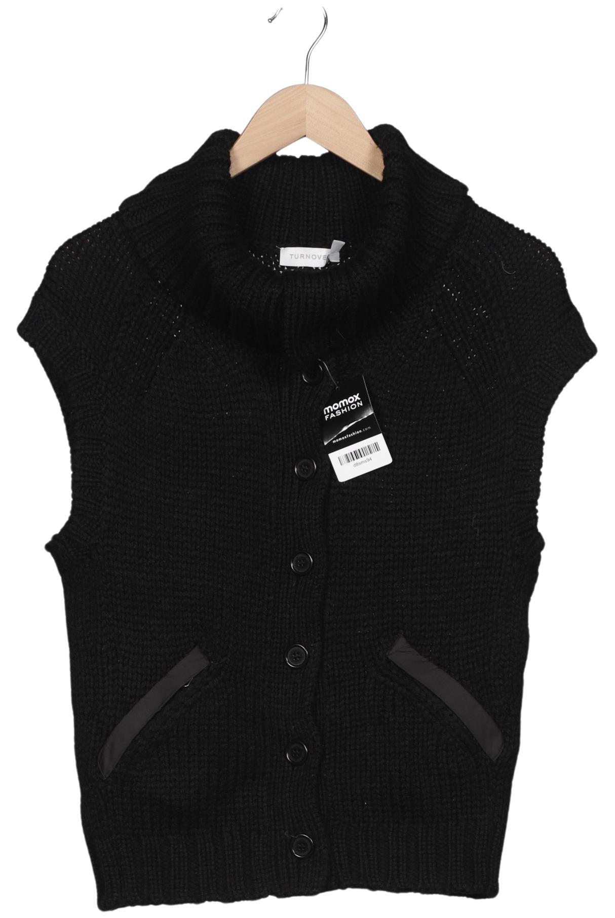 

Turnover Damen Strickjacke, schwarz, Gr. 36