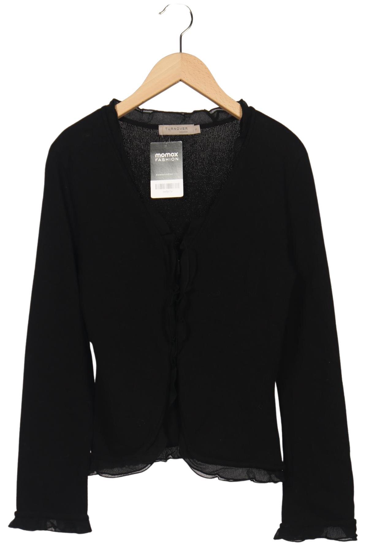 

Turnover Damen Strickjacke, schwarz, Gr. 36