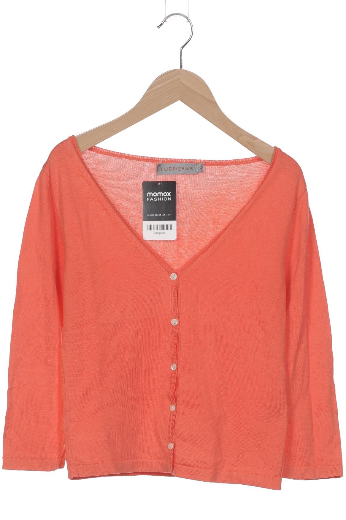 

Turnover Damen Strickjacke, orange, Gr. 34