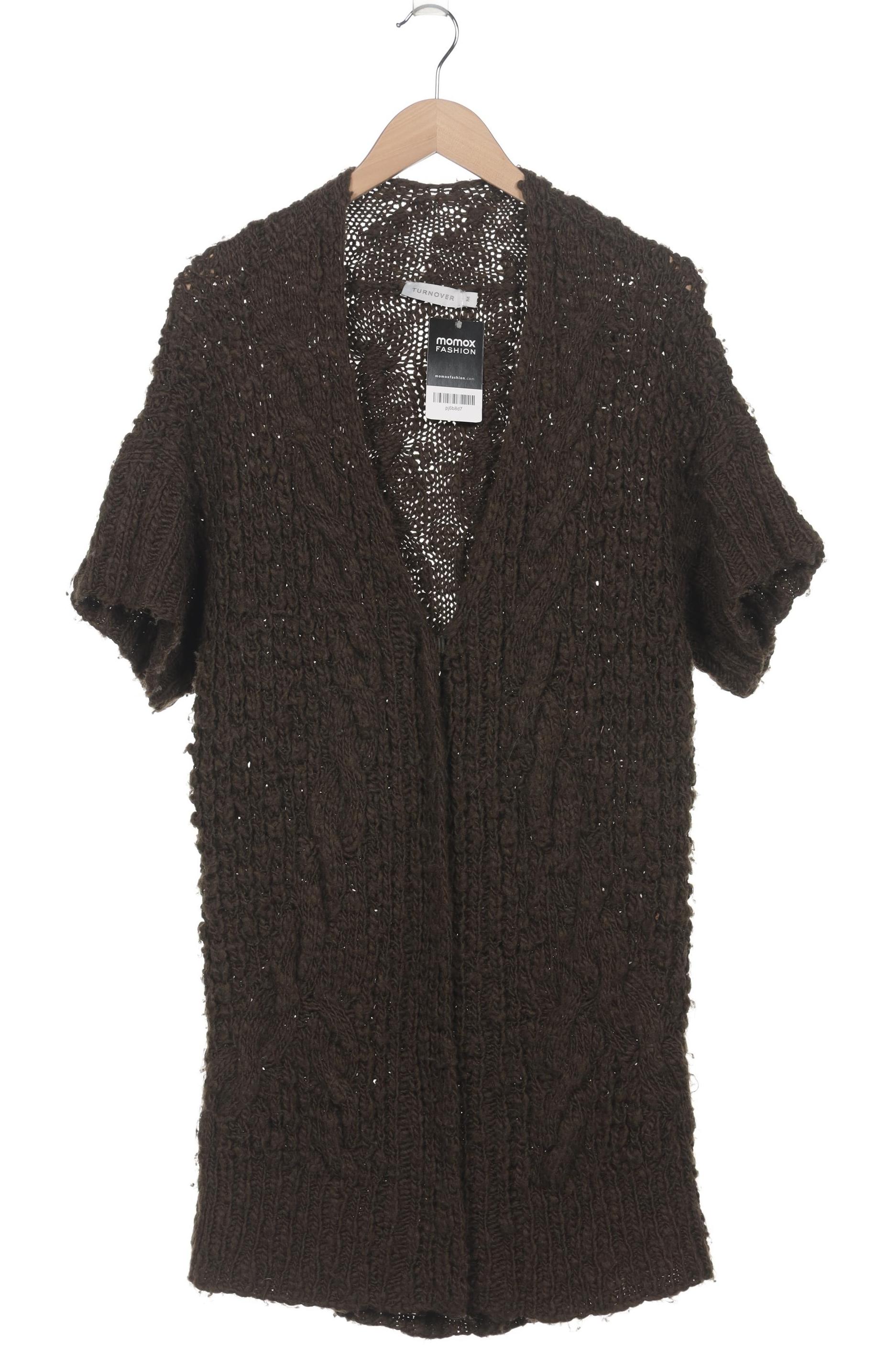 

Turnover Damen Strickjacke, braun, Gr. 38