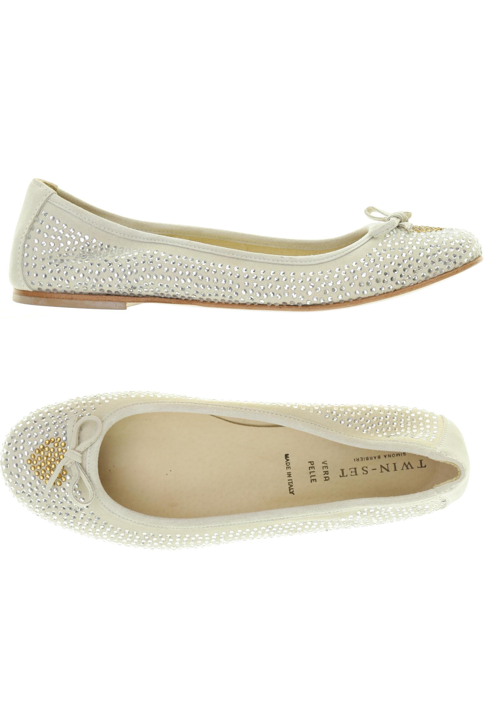 

Twinset Damen Ballerinas, beige, Gr. 39