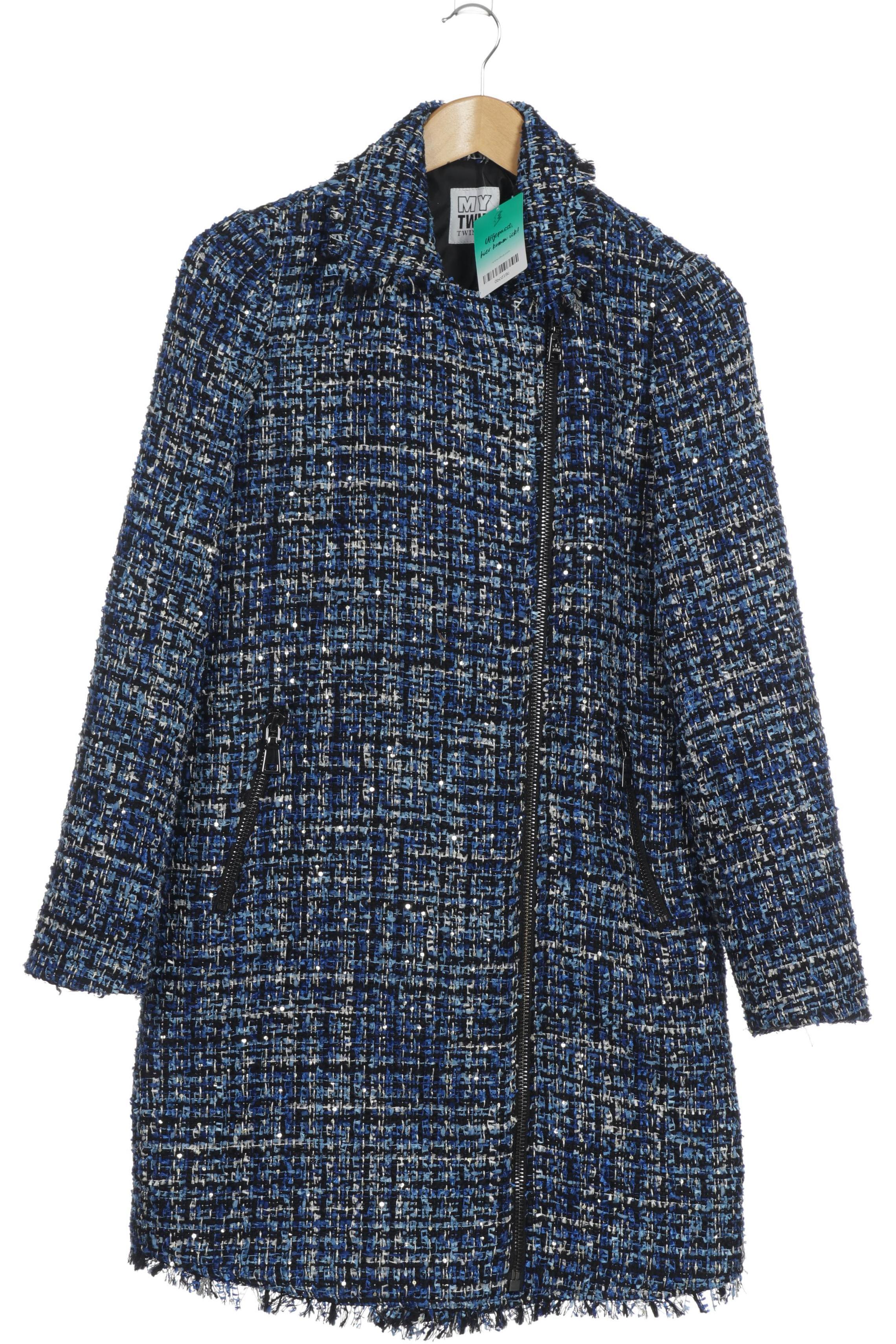 

Twinset Damen Mantel, blau, Gr.